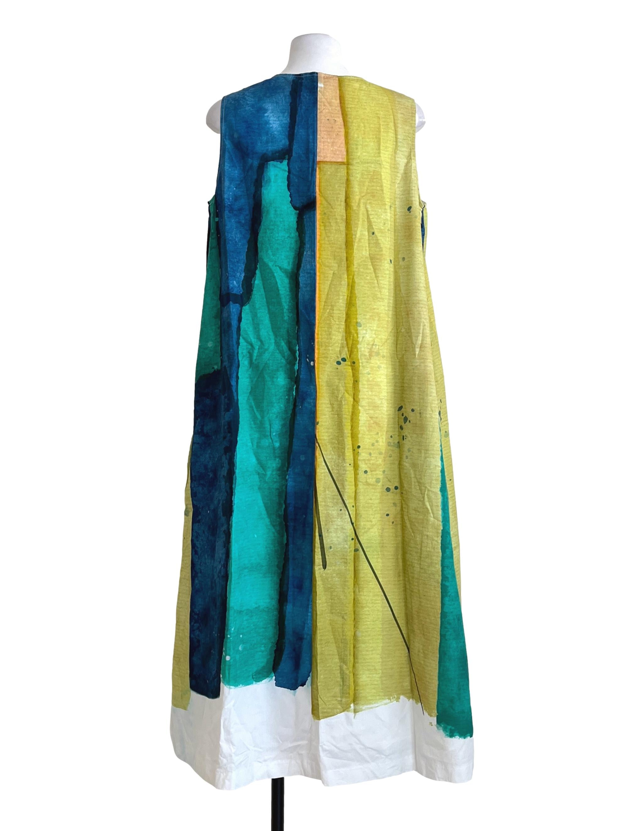 Emerald Green V-Neck Tent Dress