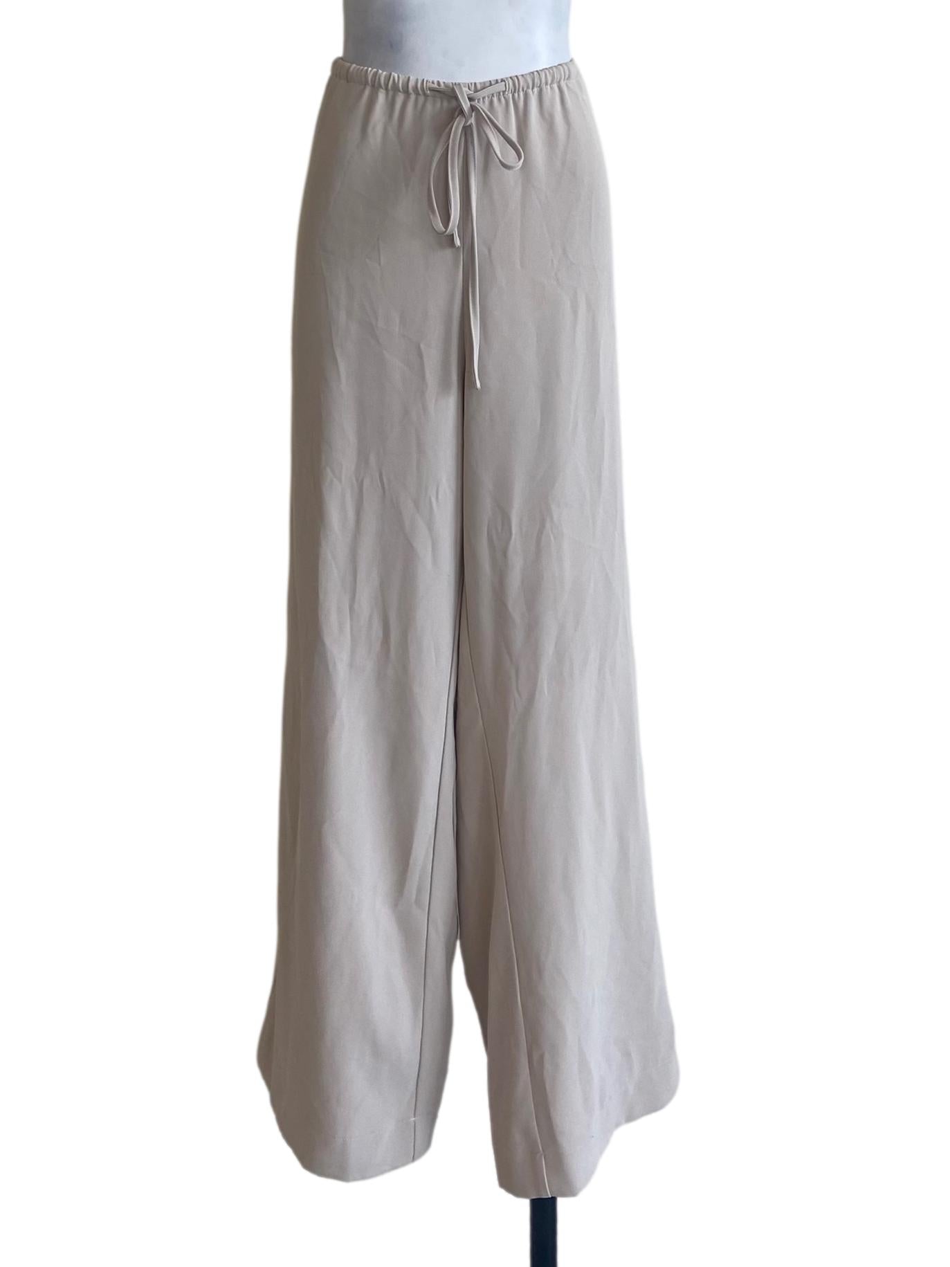 Parchment Twill Straight Pants