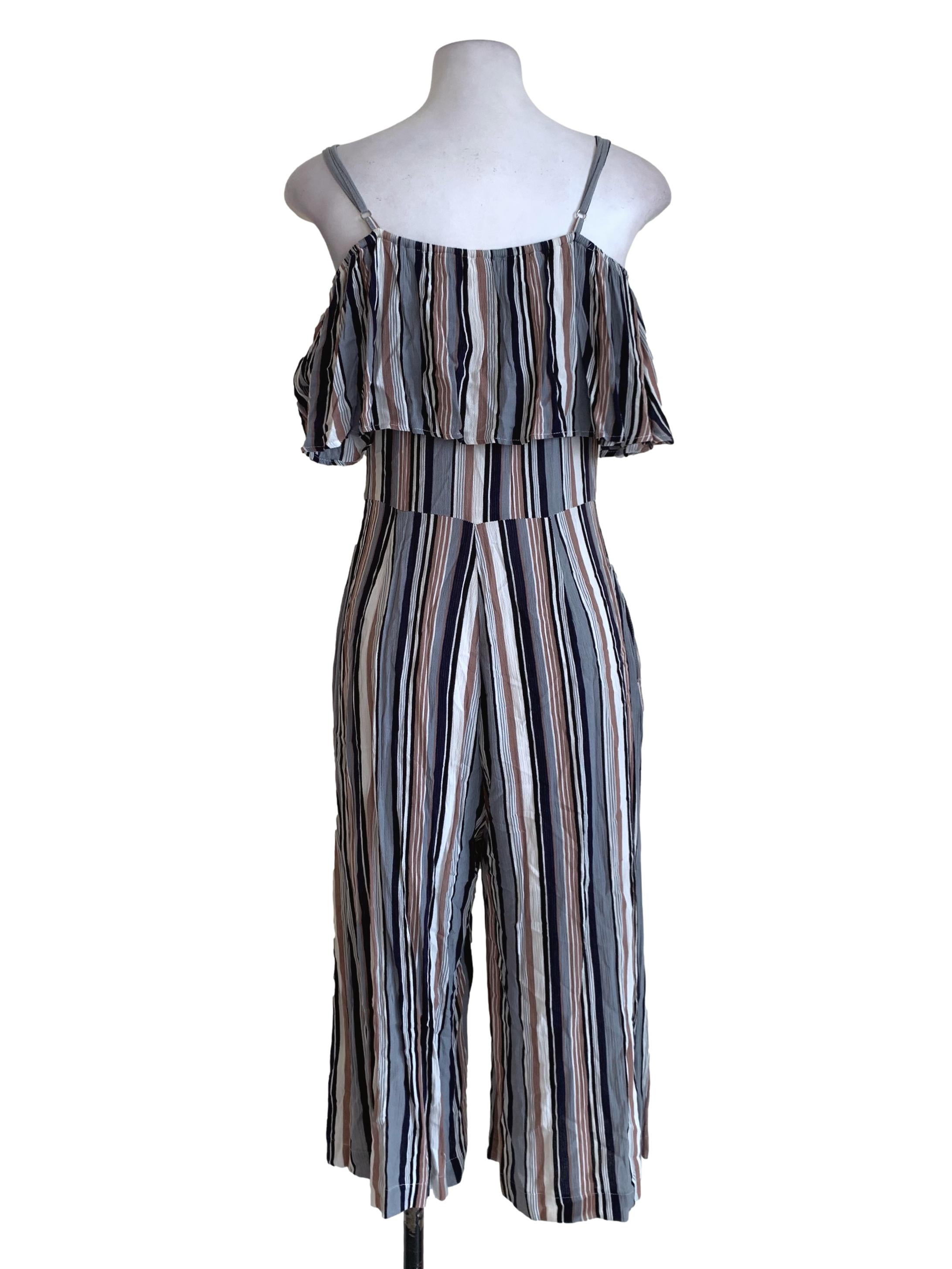 Stone Awning Stripe Jumpsuit