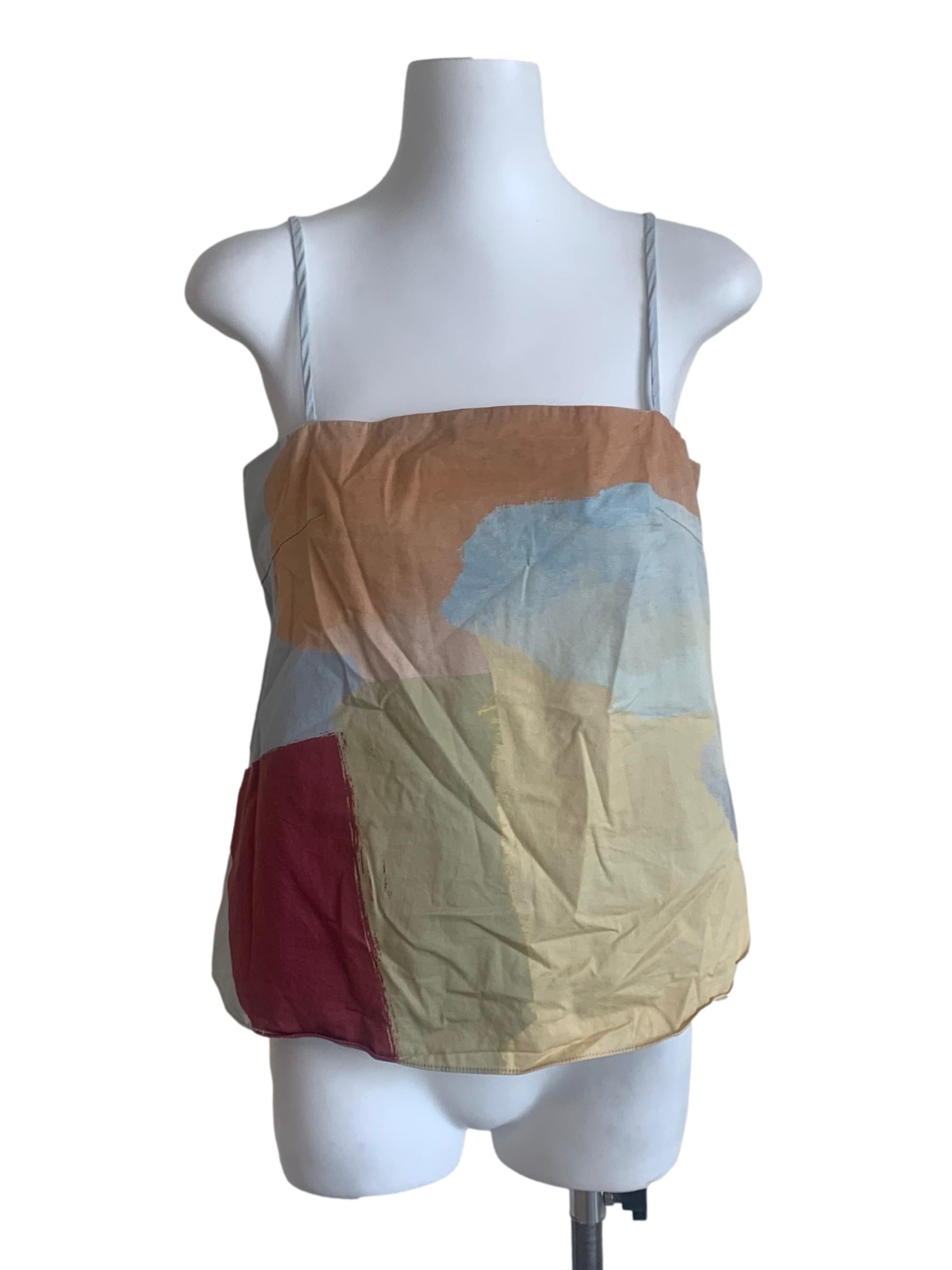 Blue Analogue Organic Cotton Cami Top OSN