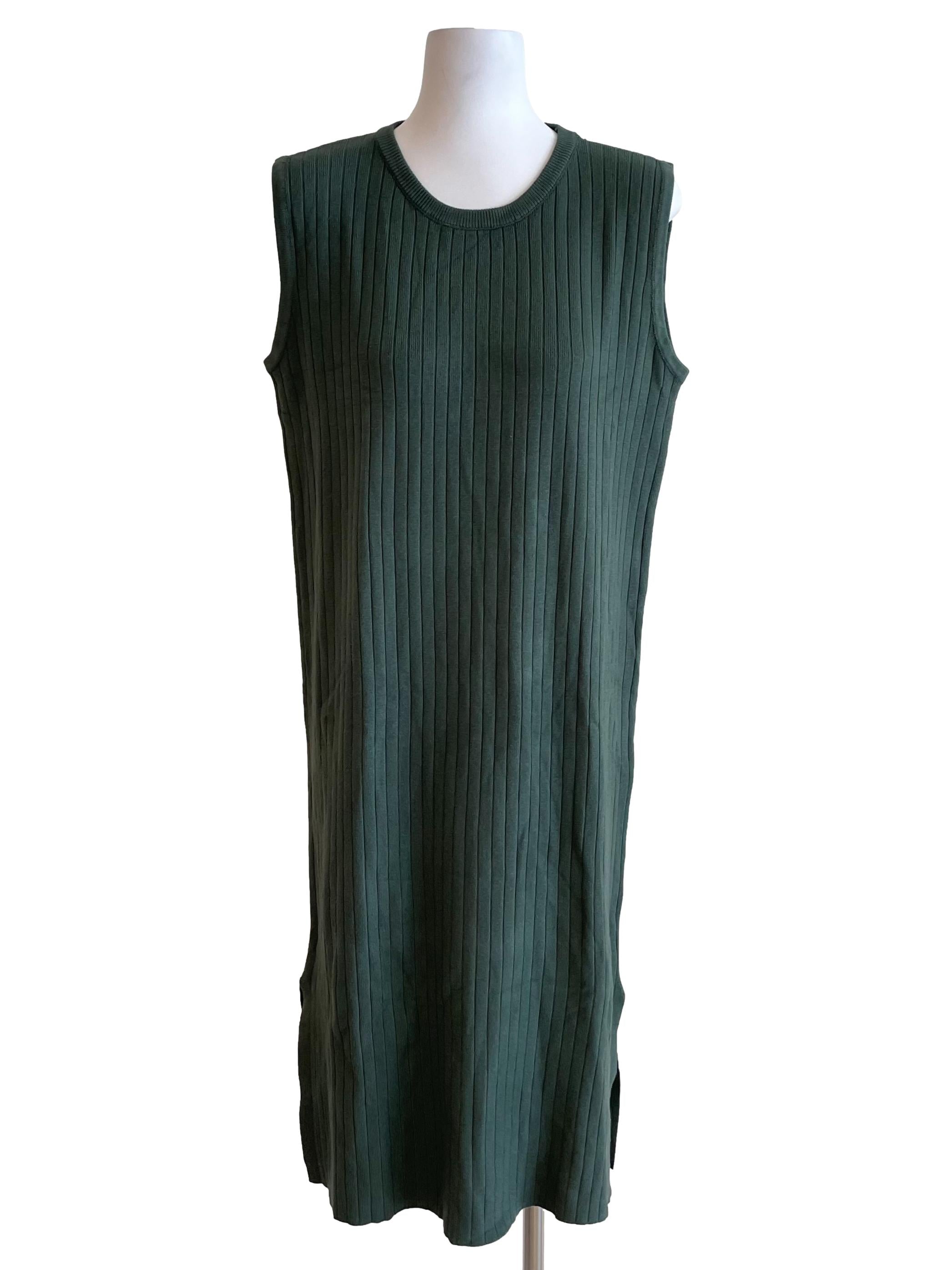 Basil Ribbed Straight Knit Dress
