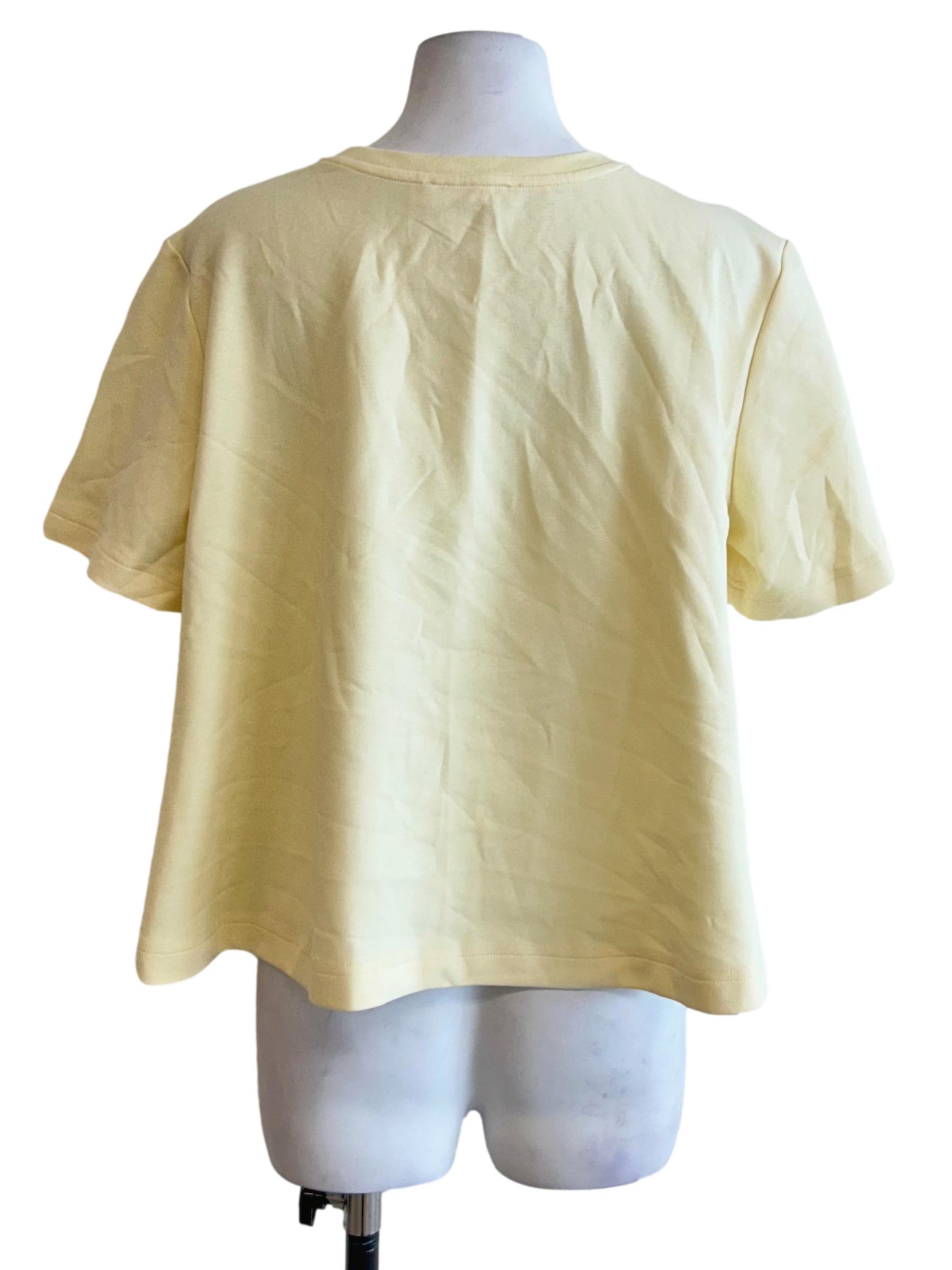 Banana Yellow Boxy Short Sleeve T-Shirt