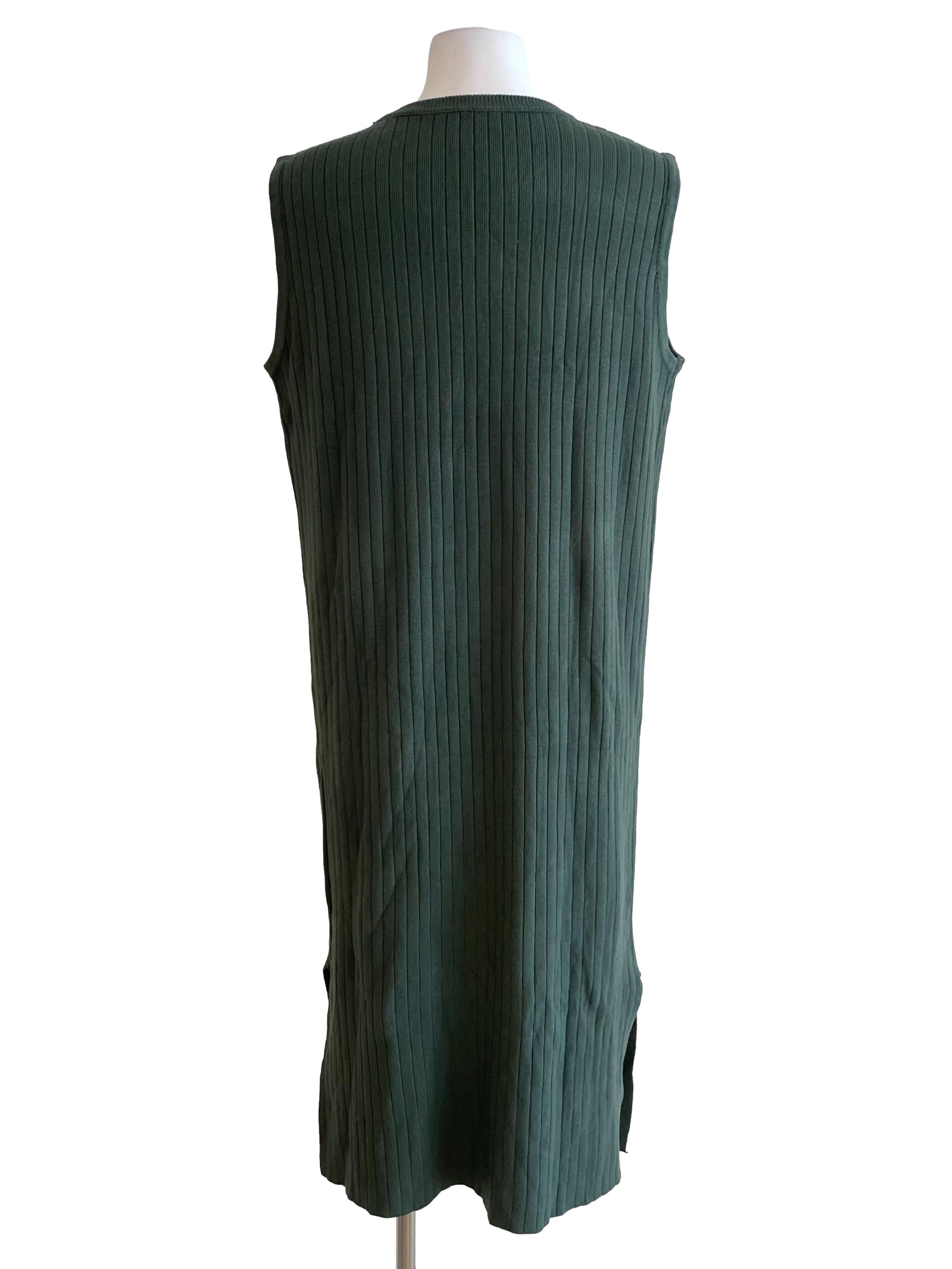 Basil Ribbed Straight Knit Dress