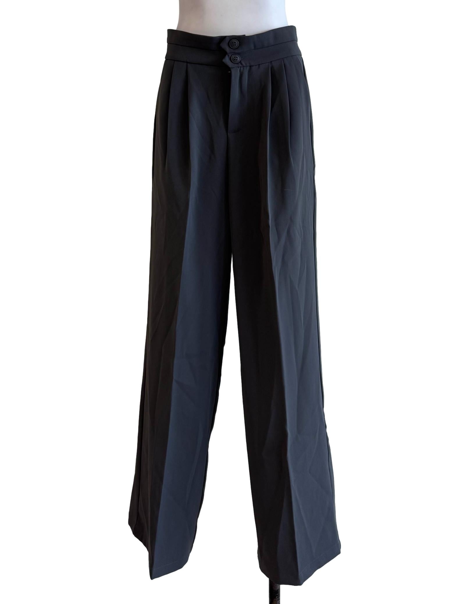 Dark Grey Palazo Pants