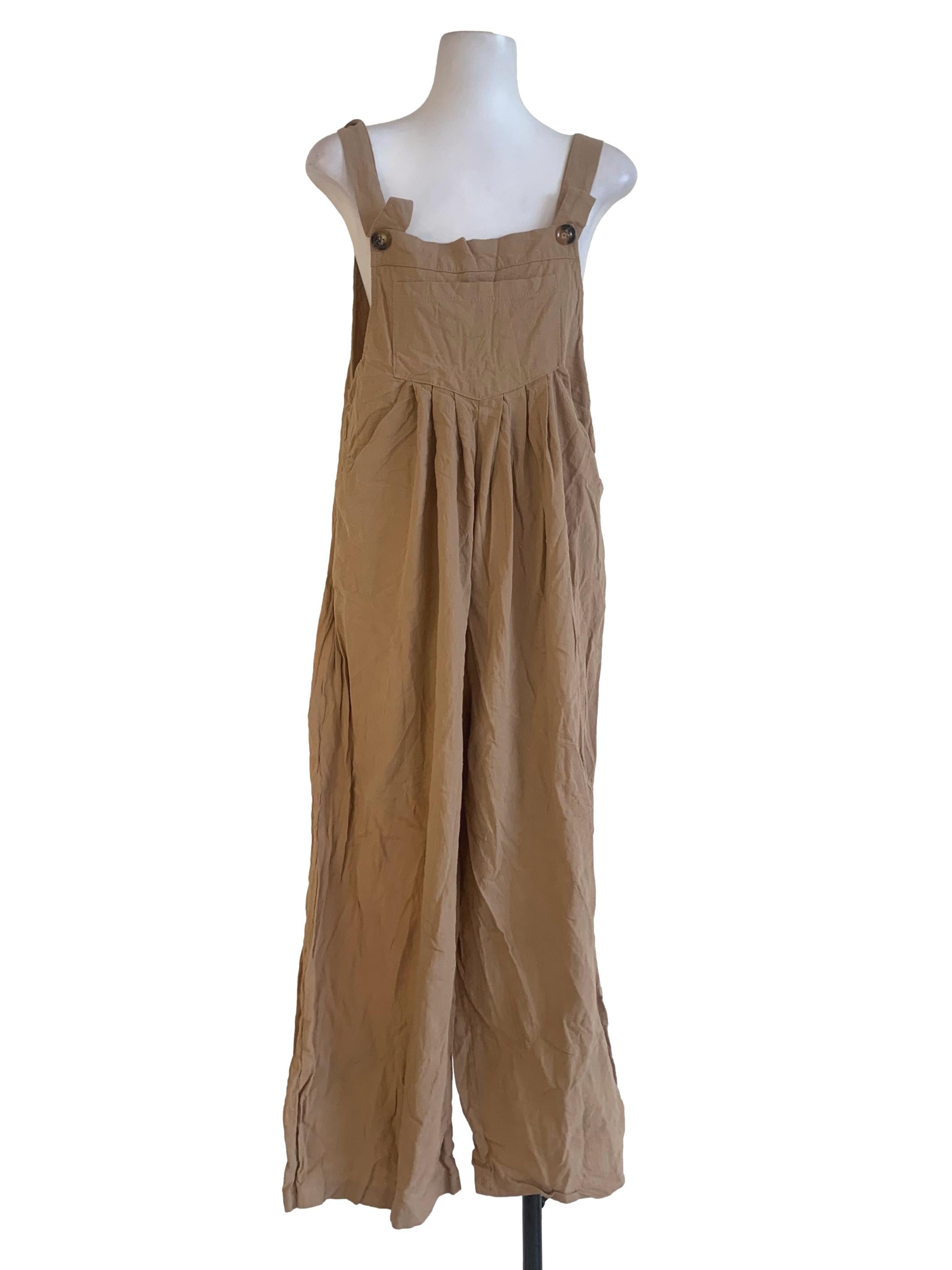 Hazelnut Brown Jumpsuit
