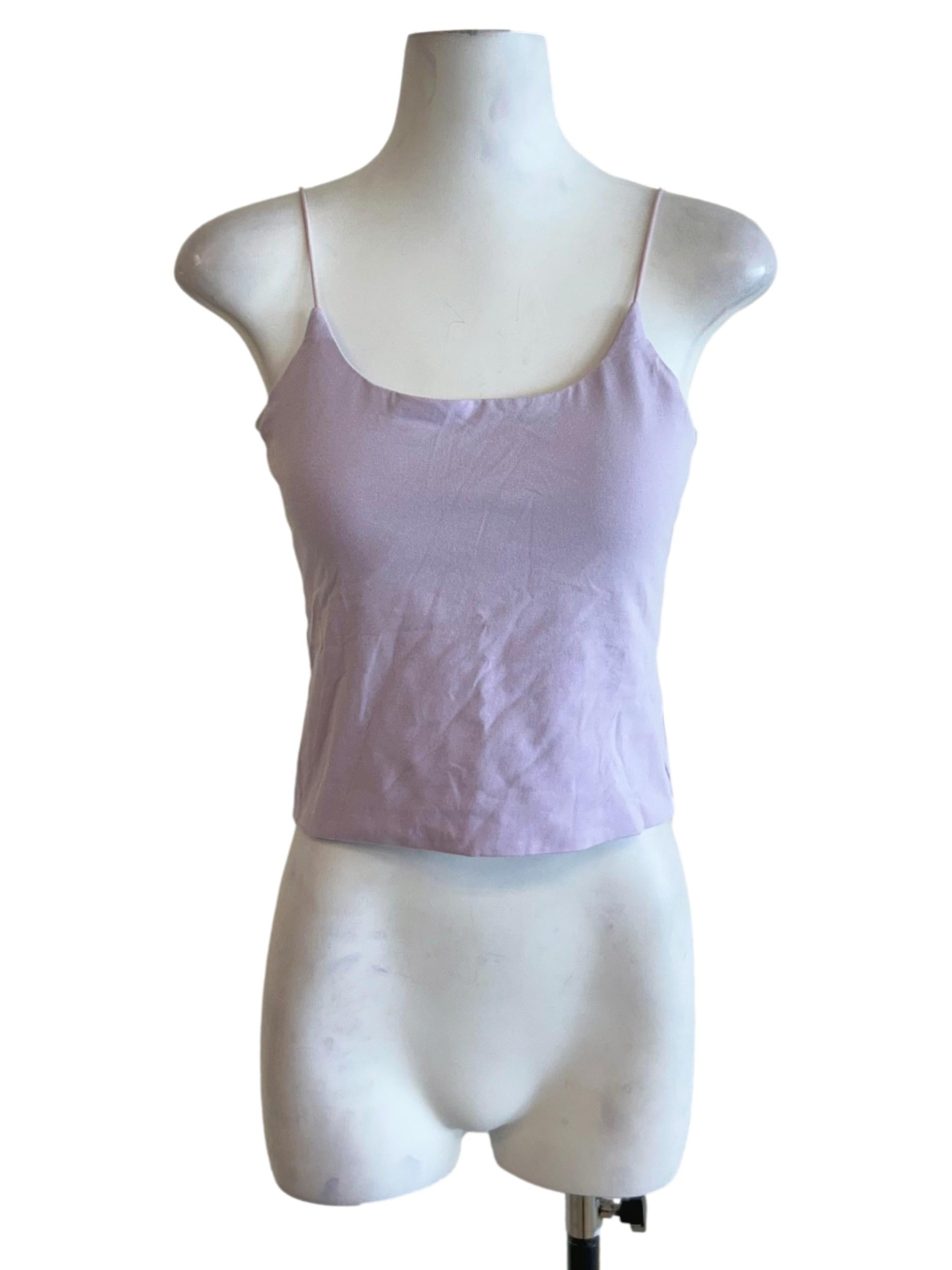 Lavender Purple Spaghetti Strap Cami Top