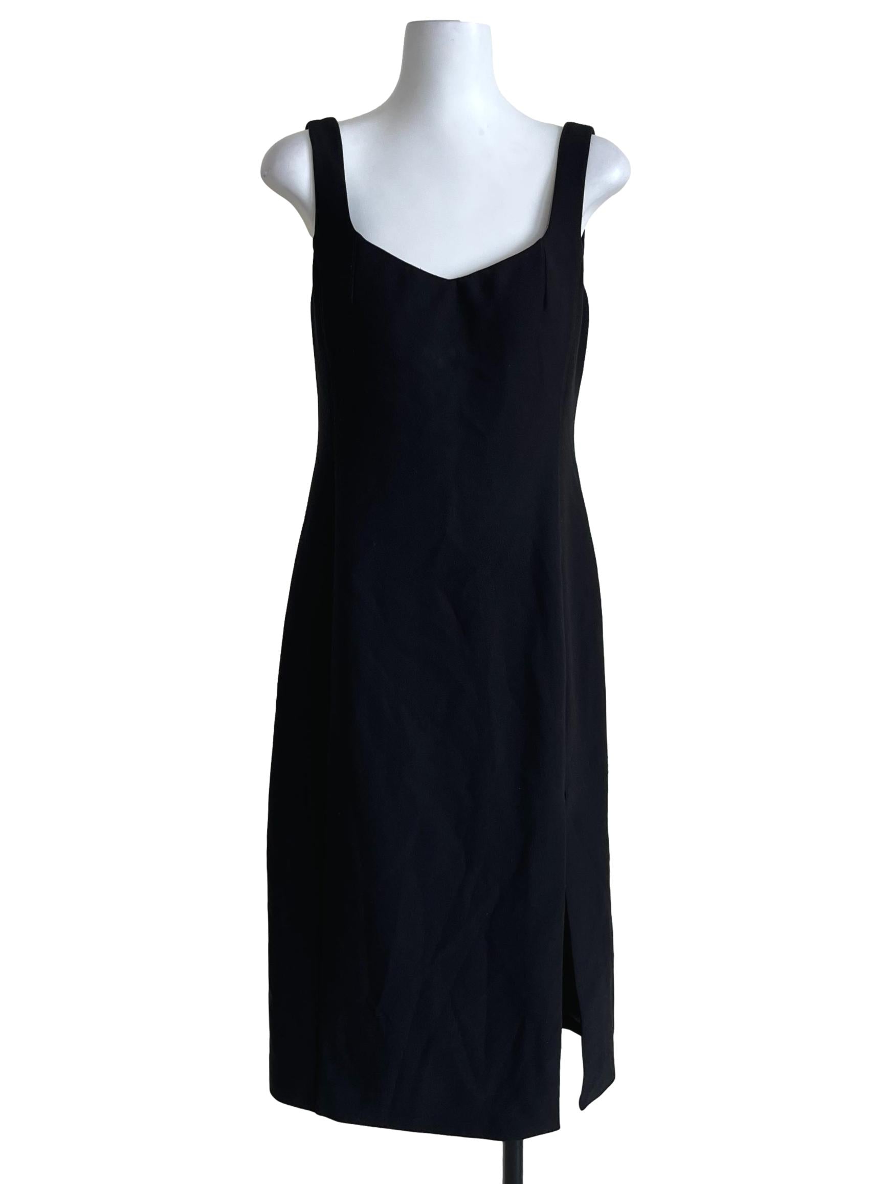 Black Sweetheart Neckline Sheath Dress