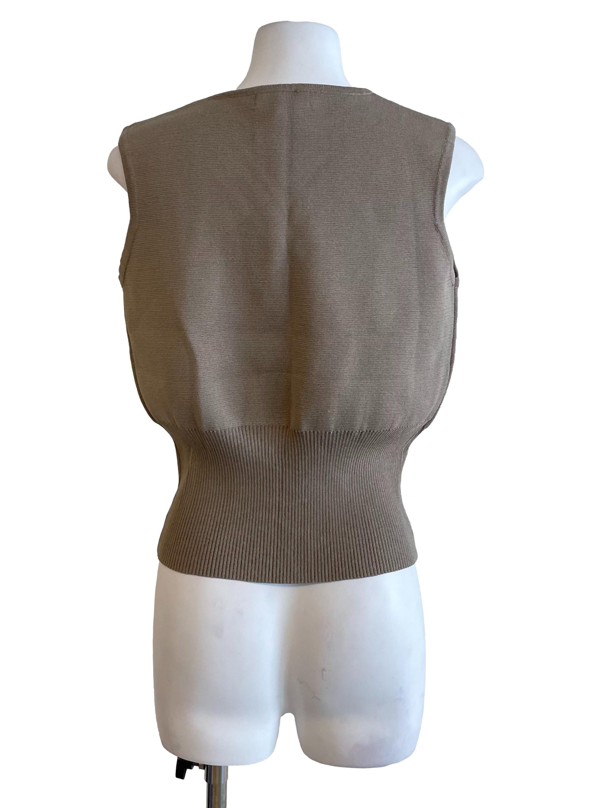 Latte Snatch Waist Knit Top