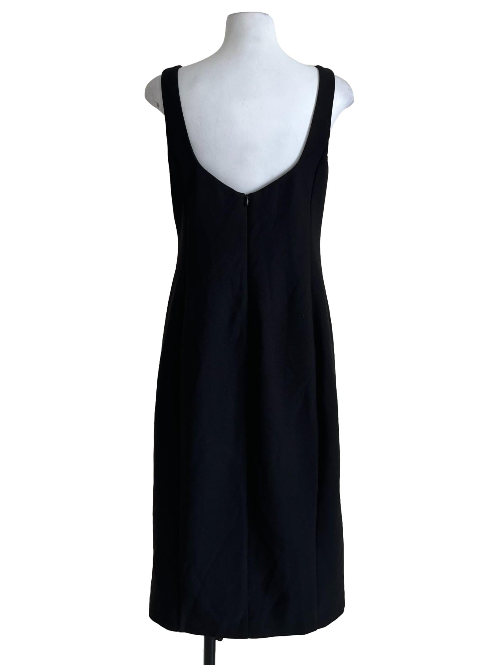 Black Sweetheart Neckline Sheath Dress