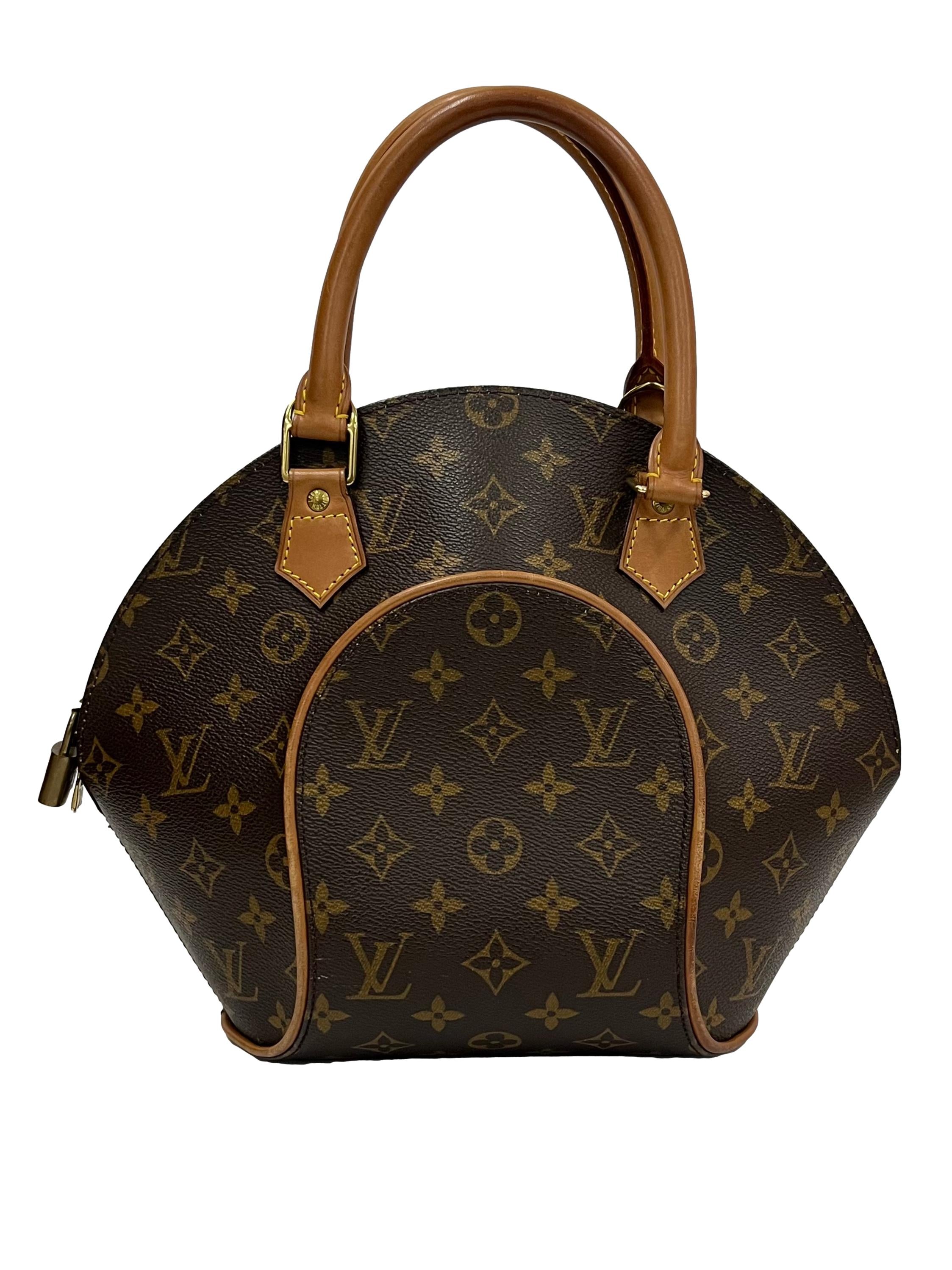 Brown Monogram Round Handbag