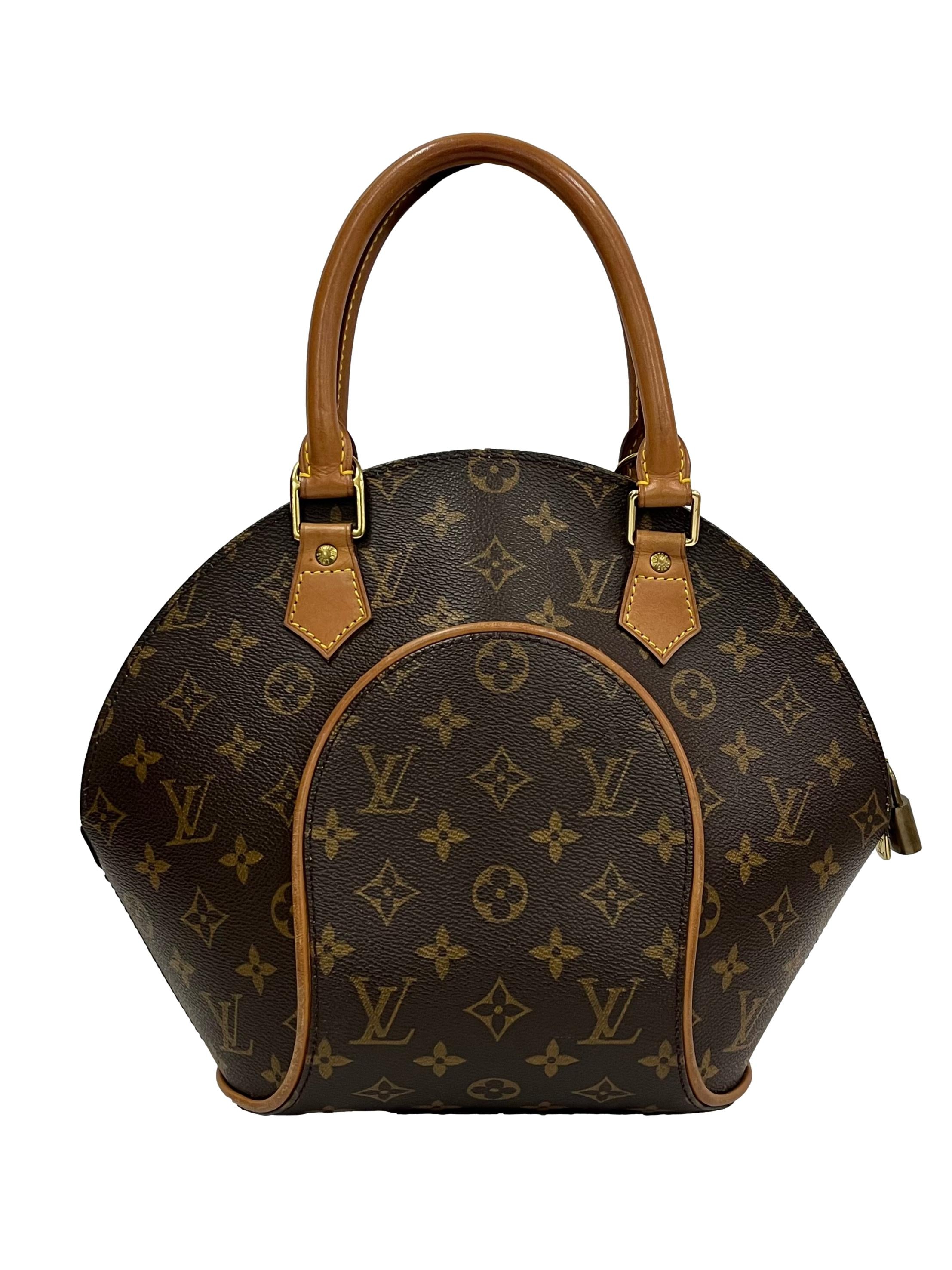 Brown Monogram Round Handbag