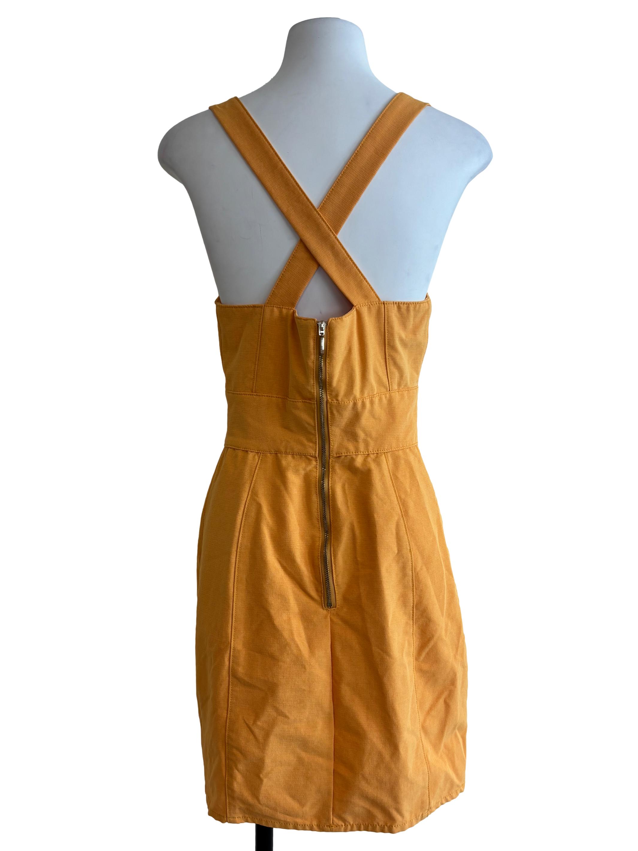 Butterscotch Sweetheart Mini Dress