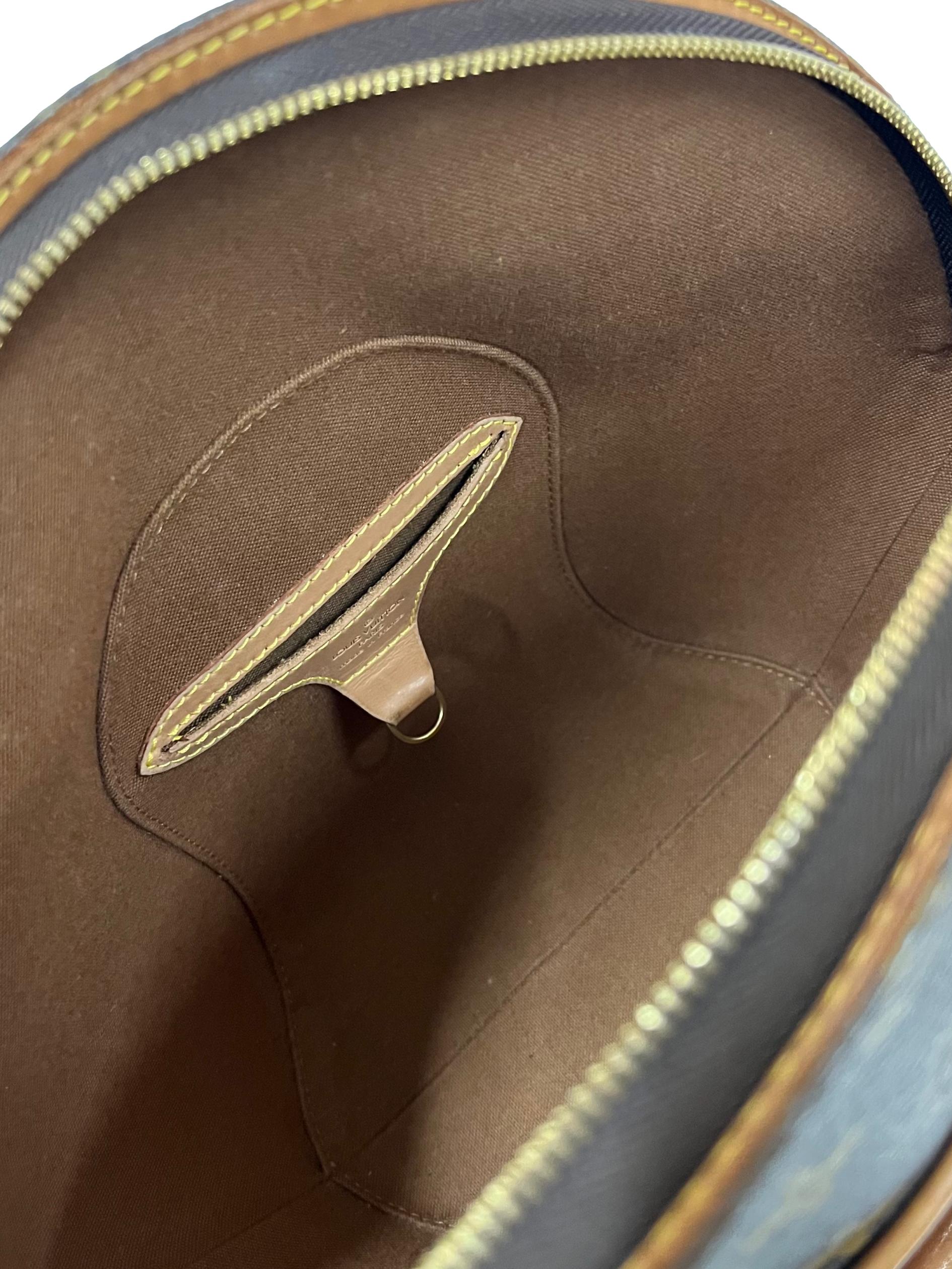 Brown Monogram Round Handbag