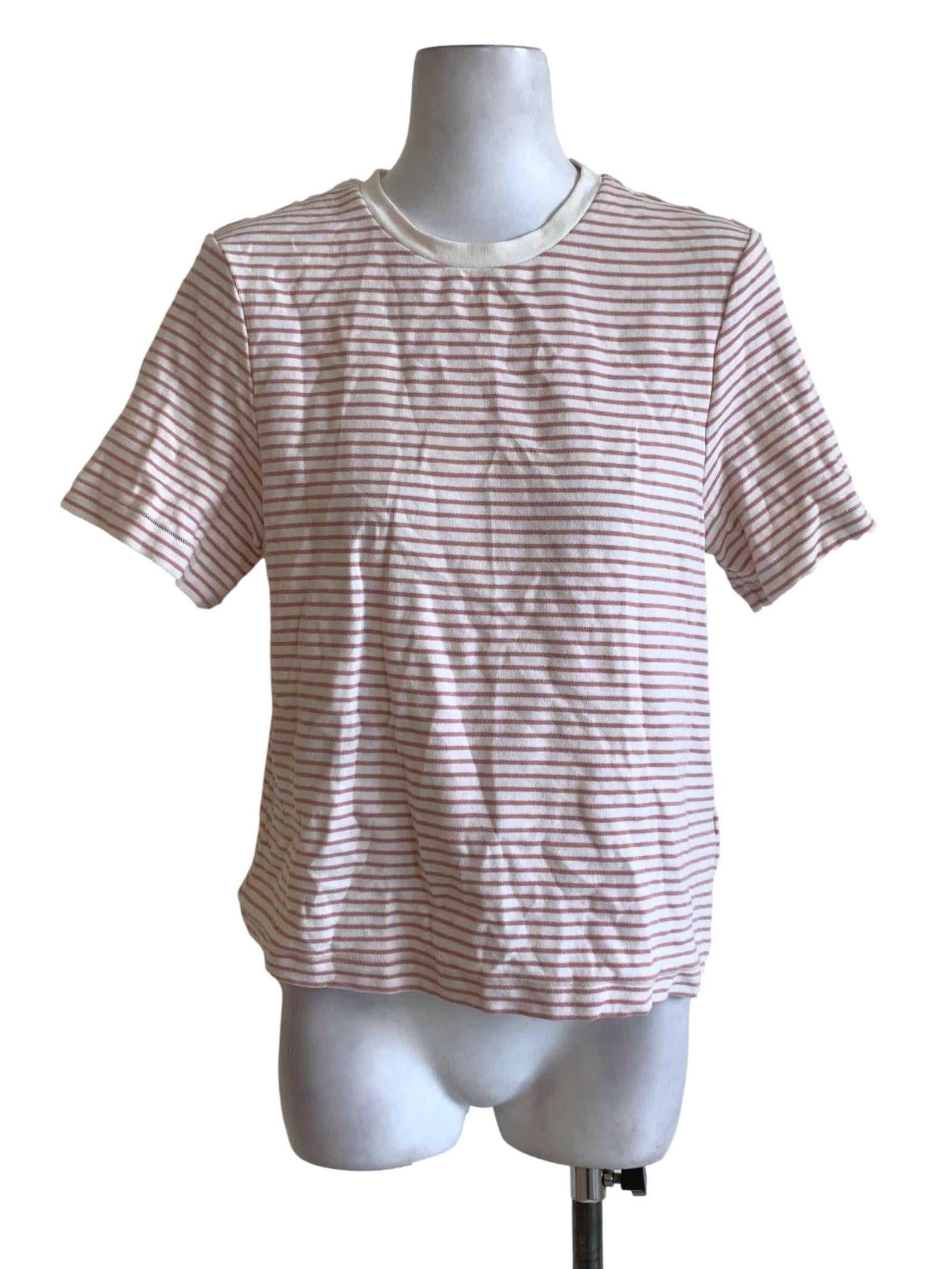 Rose Pink Bengal Stripe T-Shirt LB