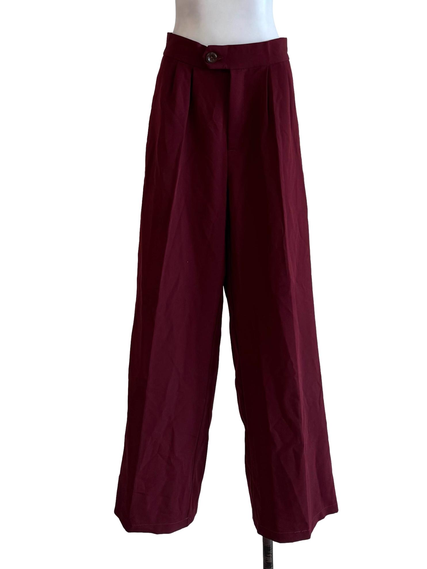Maroon Culottes