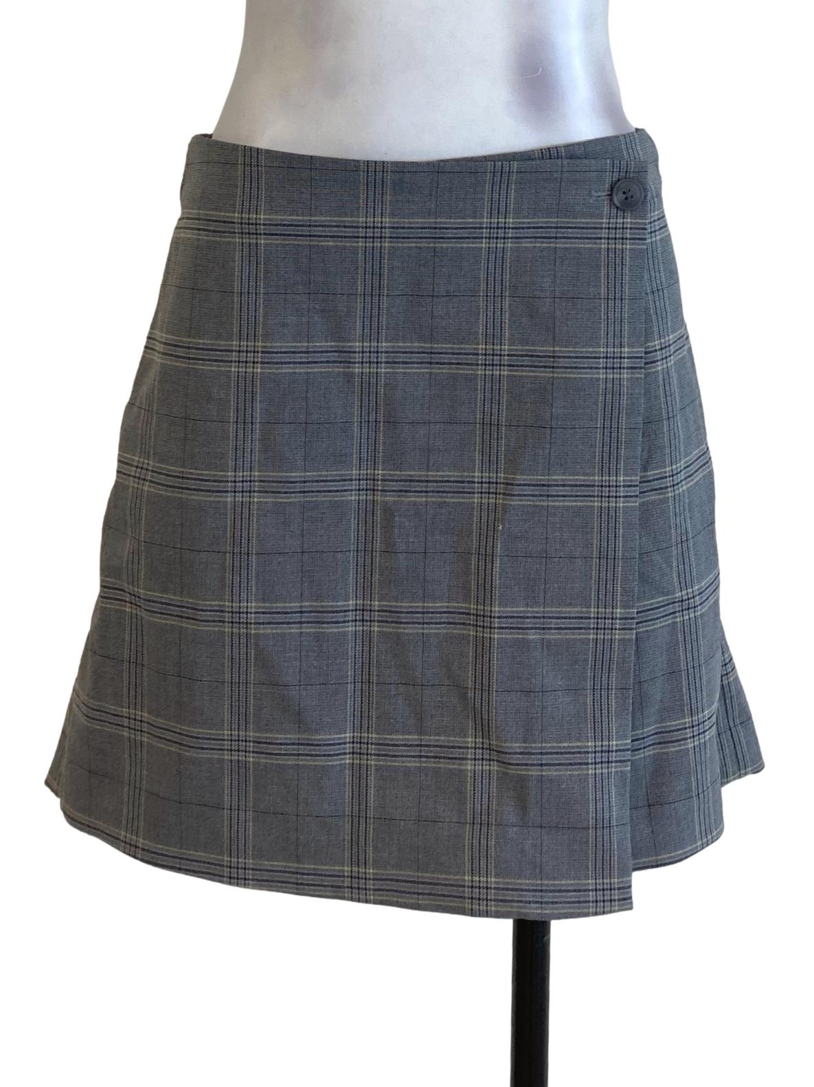 Uniqlo Grey Tartan Skorts | REFASH