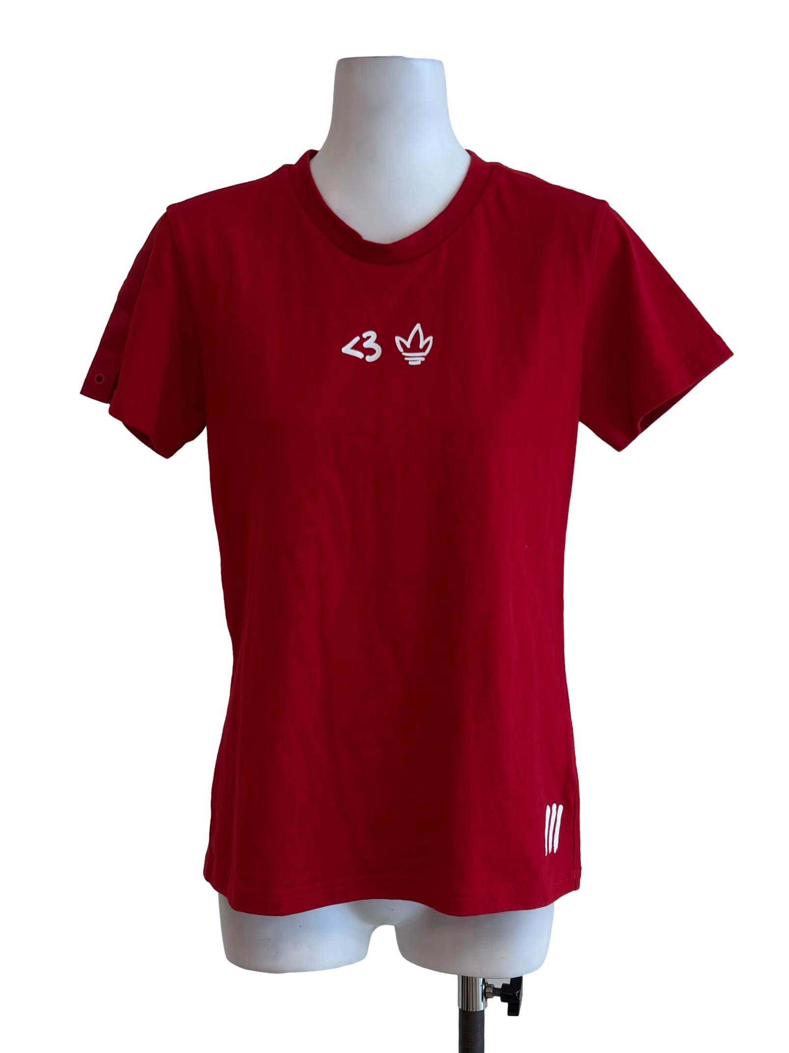 Bright Red Graphic Regular Tee