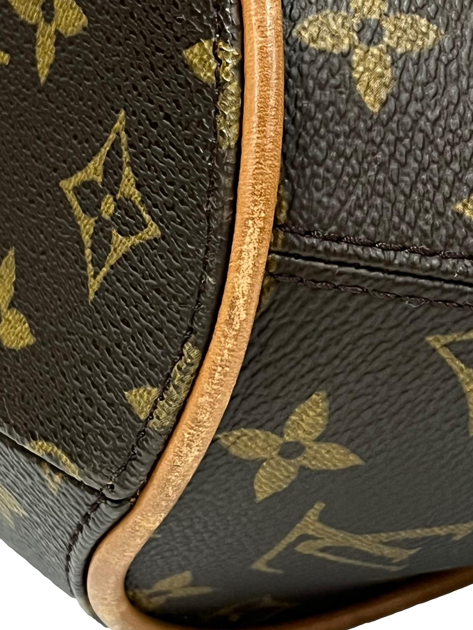 Brown Monogram Round Handbag