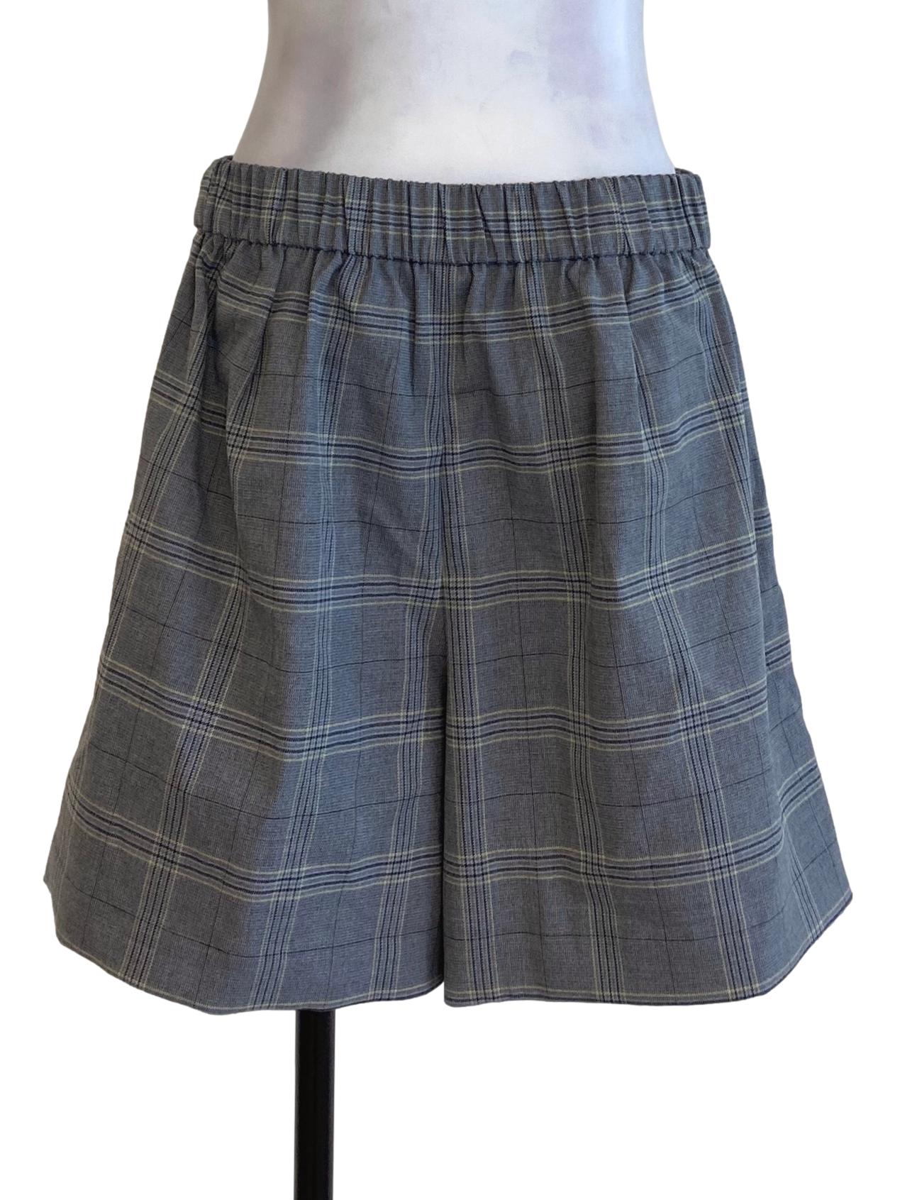 Uniqlo Grey Tartan Skorts | REFASH