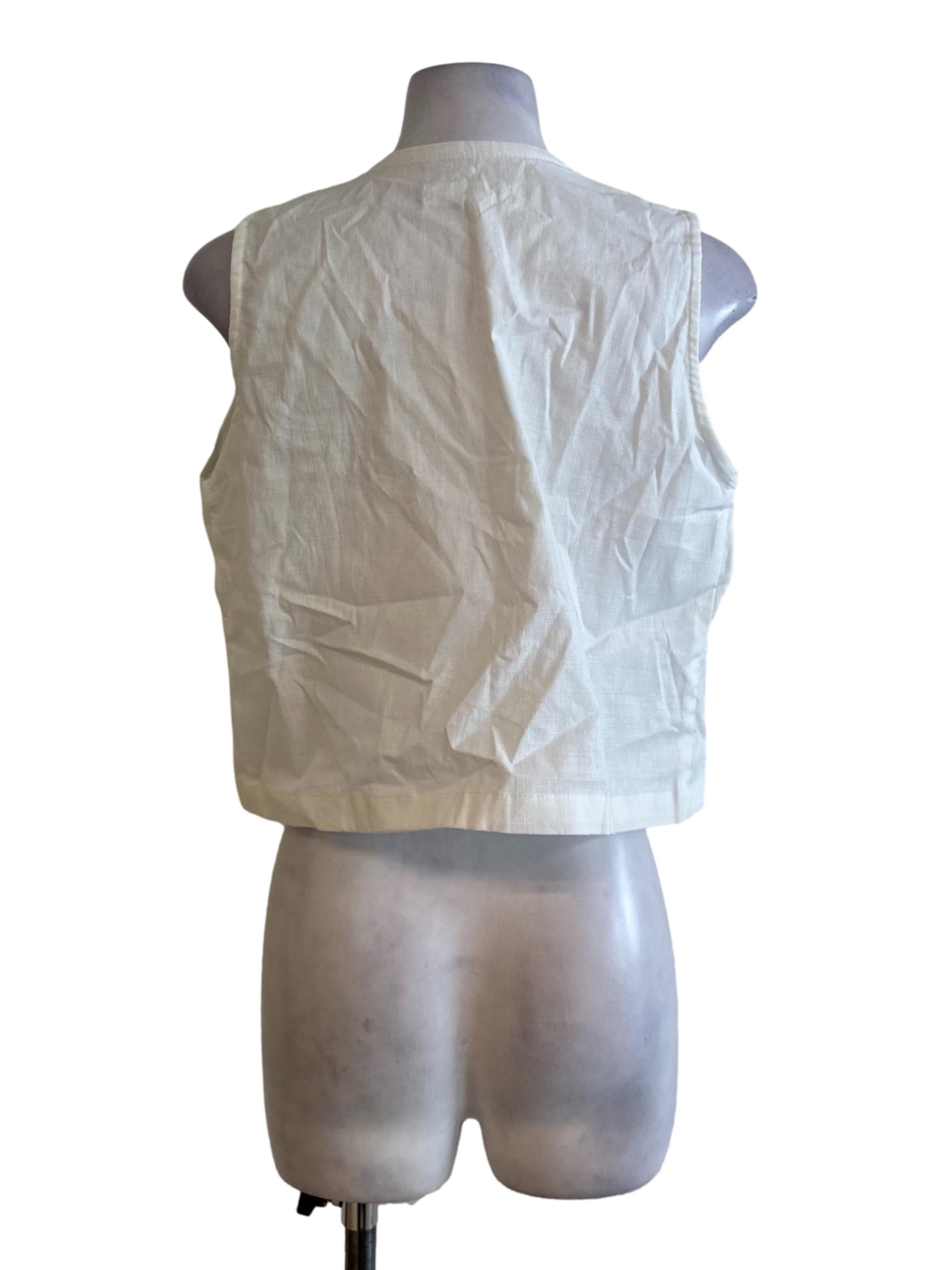 Ivory White V Neck Ruched Top