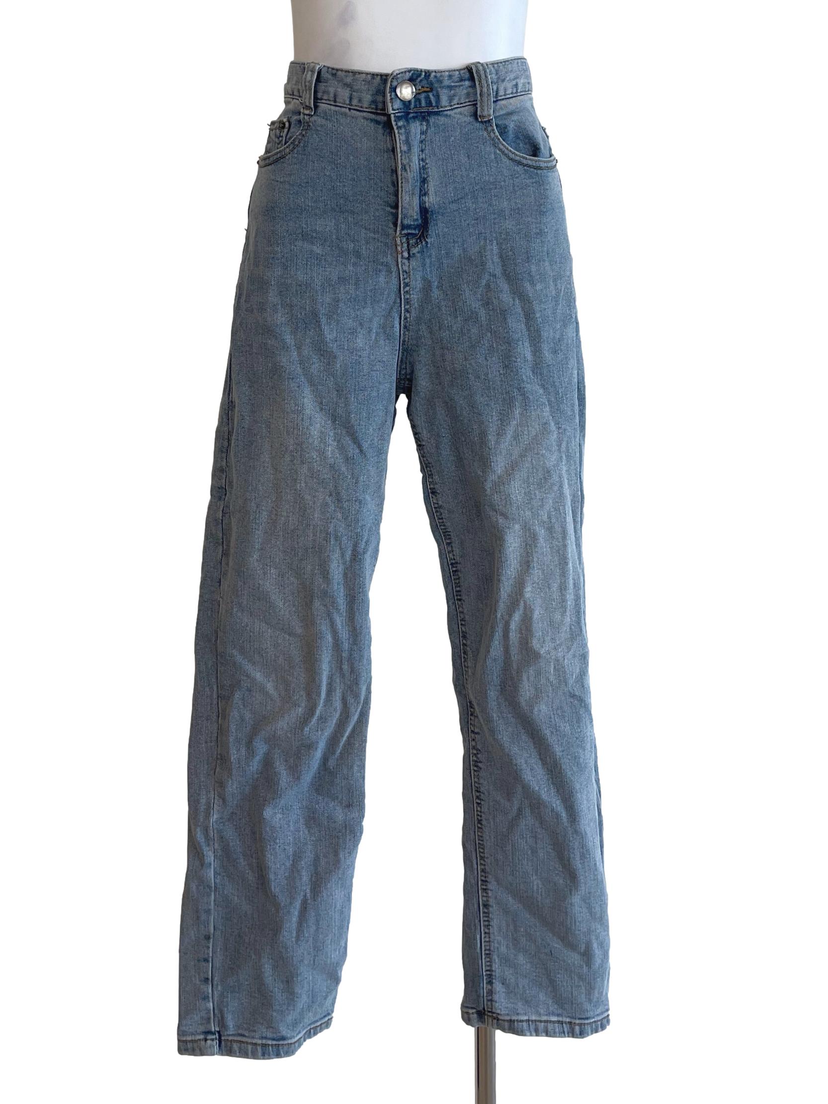 Blue Denim Skinny Jeans TWL