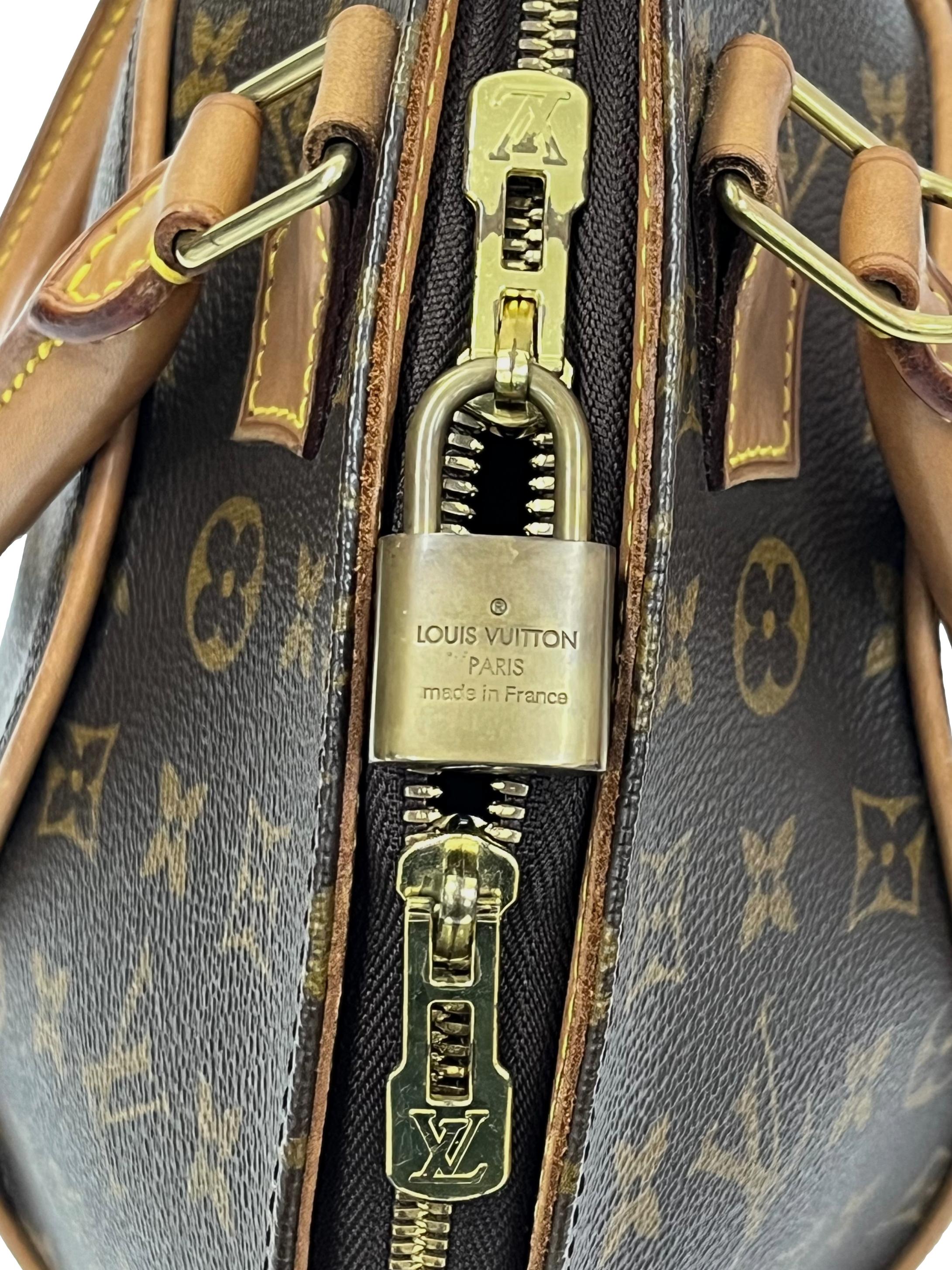 Brown Monogram Round Handbag