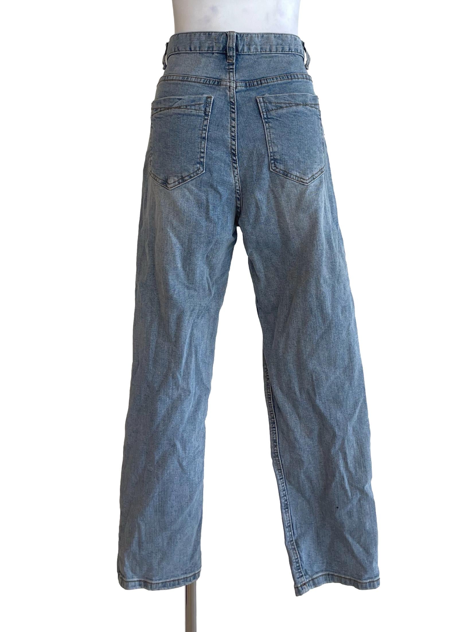 Blue Denim Skinny Jeans TWL