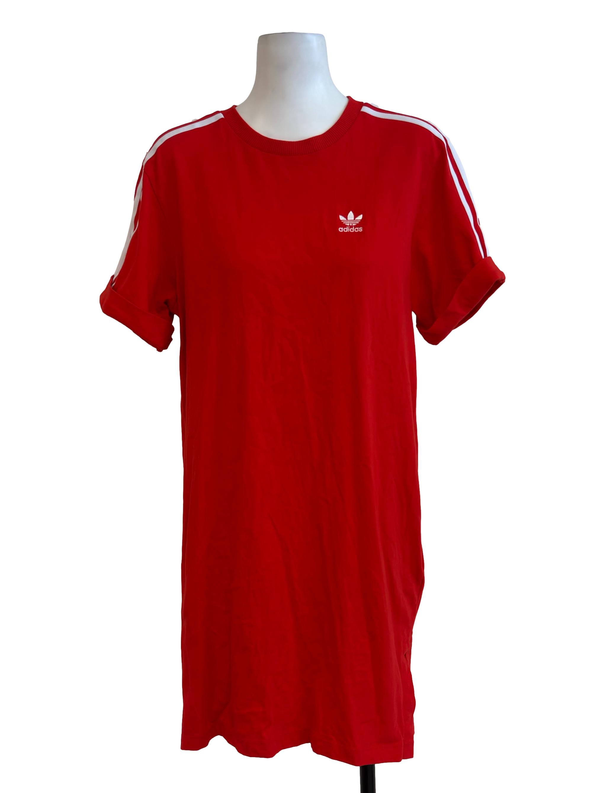 Candy Red Short Sleeve Tee Dress