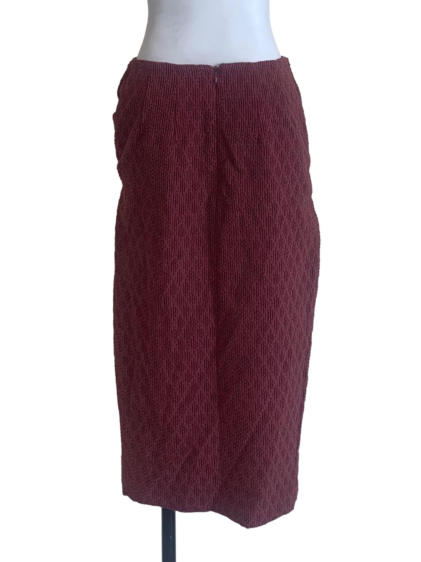 Rosewood Pink Front Tie Skirt