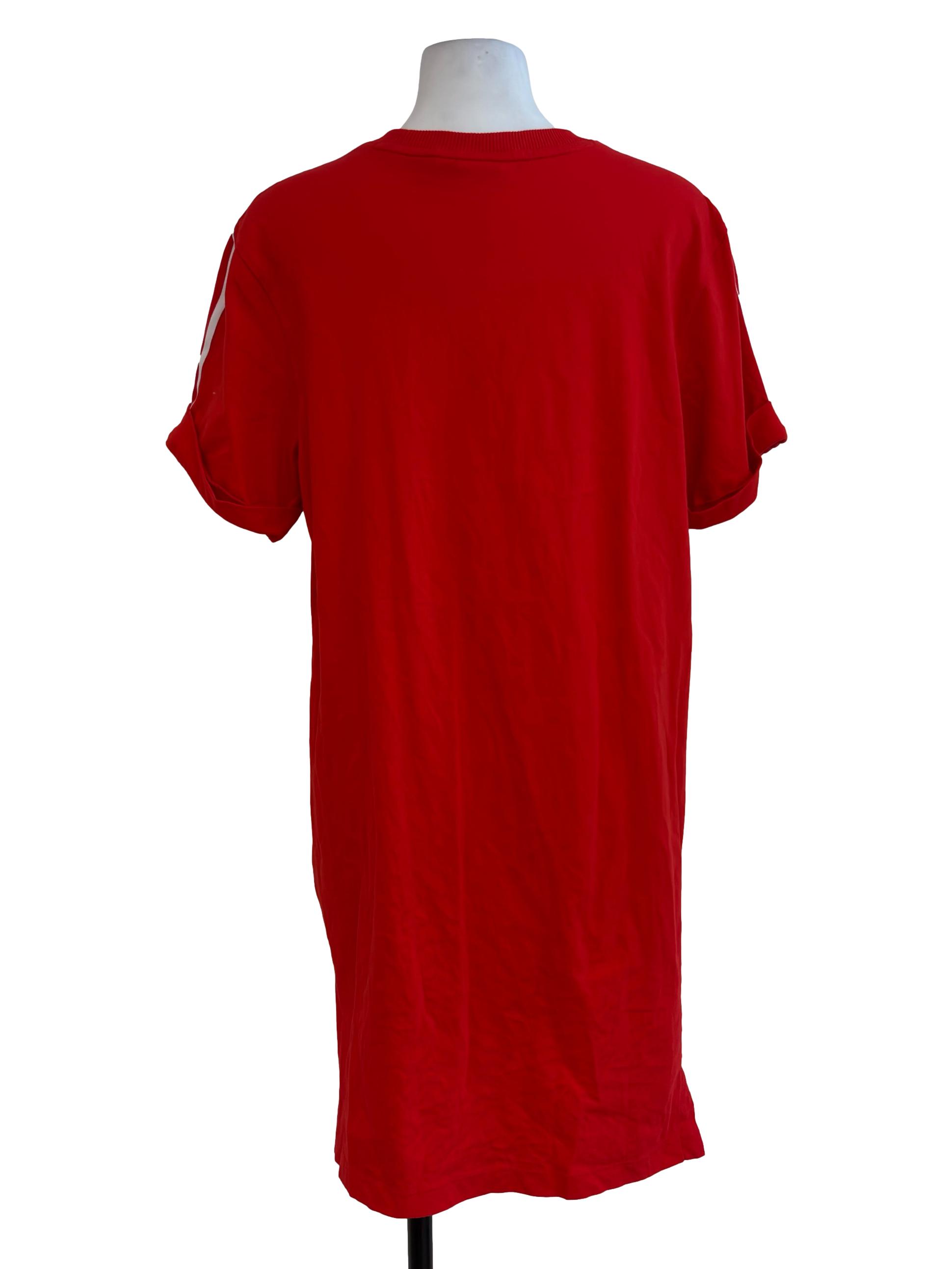 Candy Red Short Sleeve Tee Dress