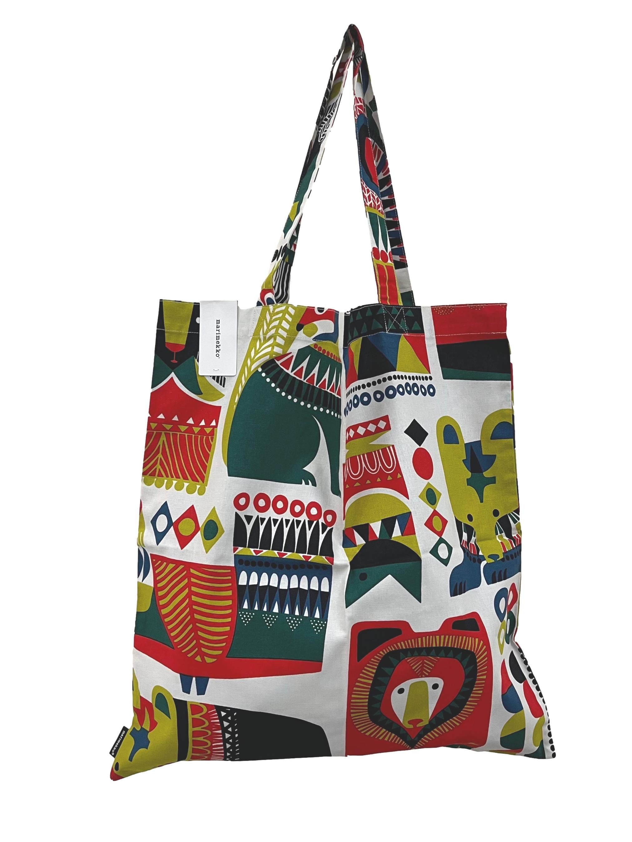 Orange Tribal Kukkuluuruu Kassi Bag