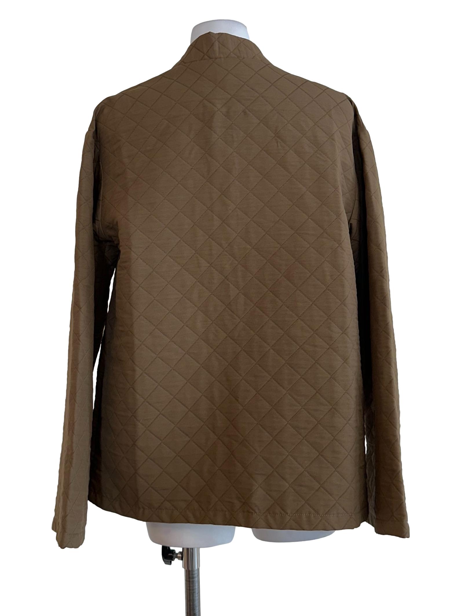 Dijon Yellow Quilted Pattern Cardigans