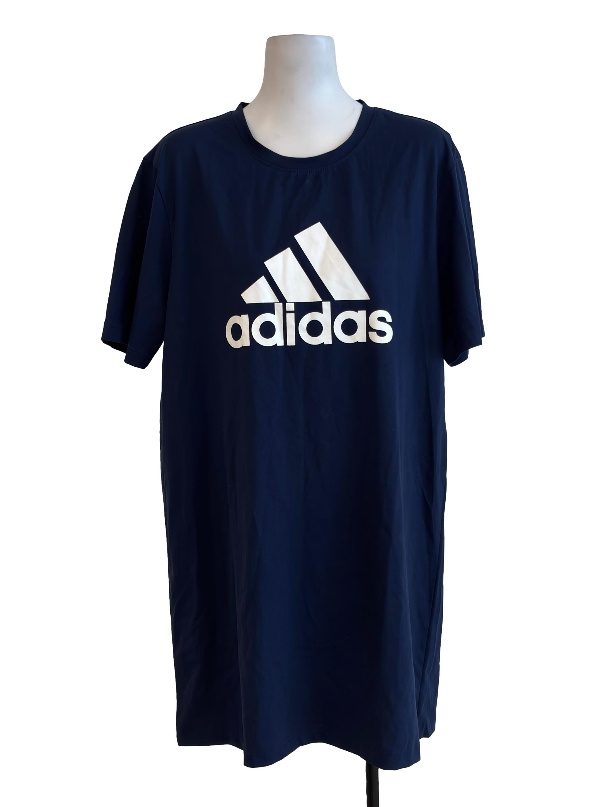 Collegiate Navy Logo Tee Dress