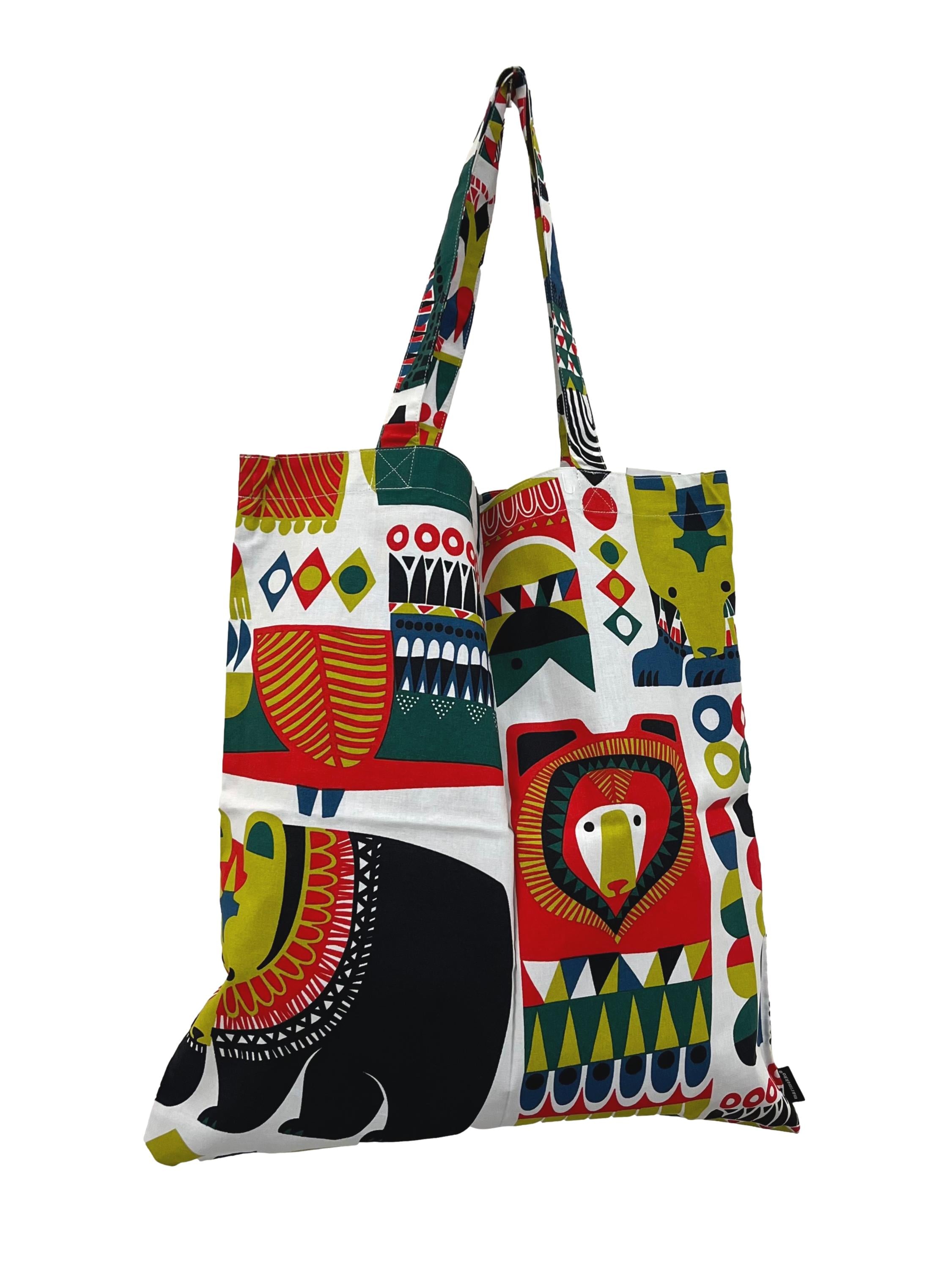 Orange Tribal Kukkuluuruu Kassi Bag