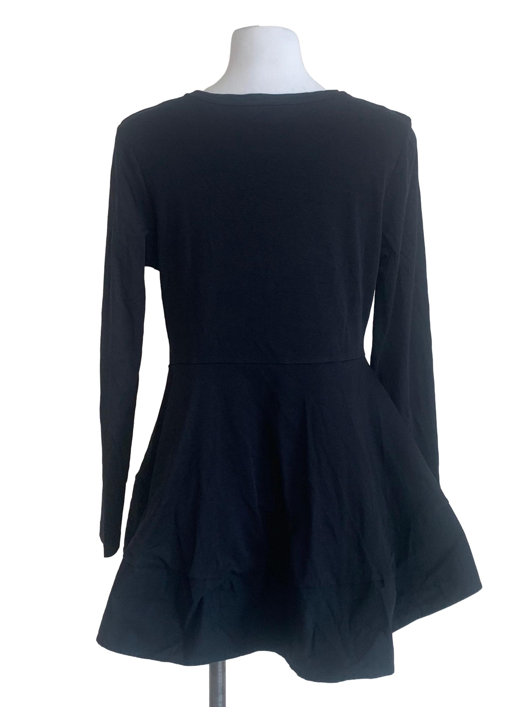 Berry Blue Peplum Top