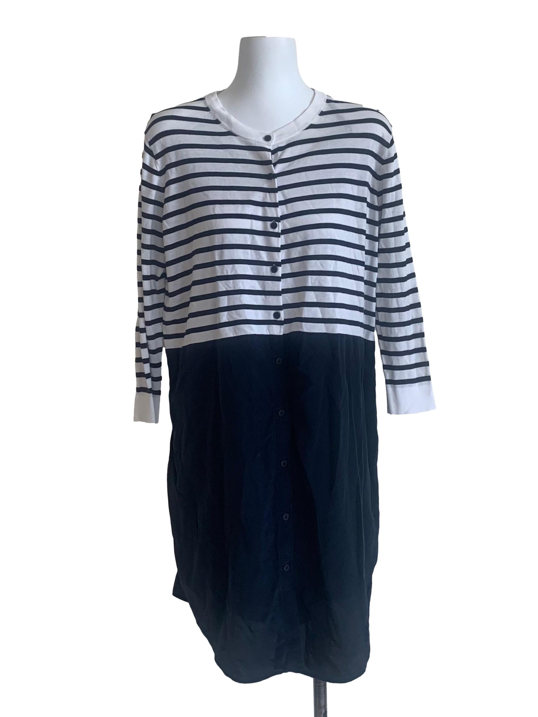 Berry Blue Candy Stripe Dress