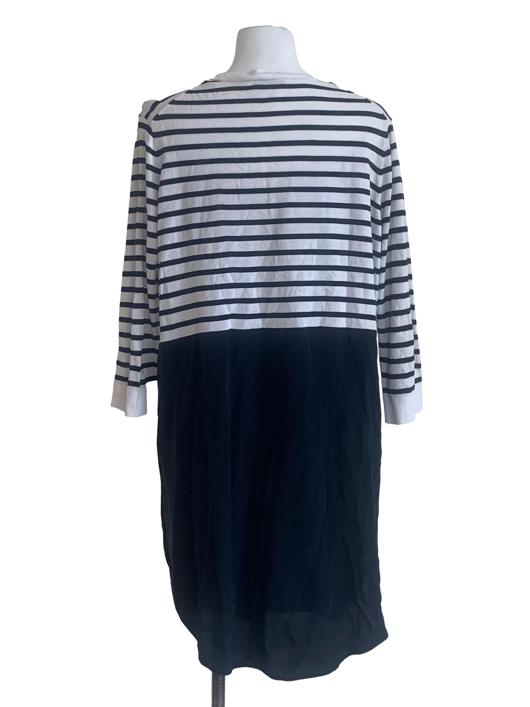 Berry Blue Candy Stripe Dress
