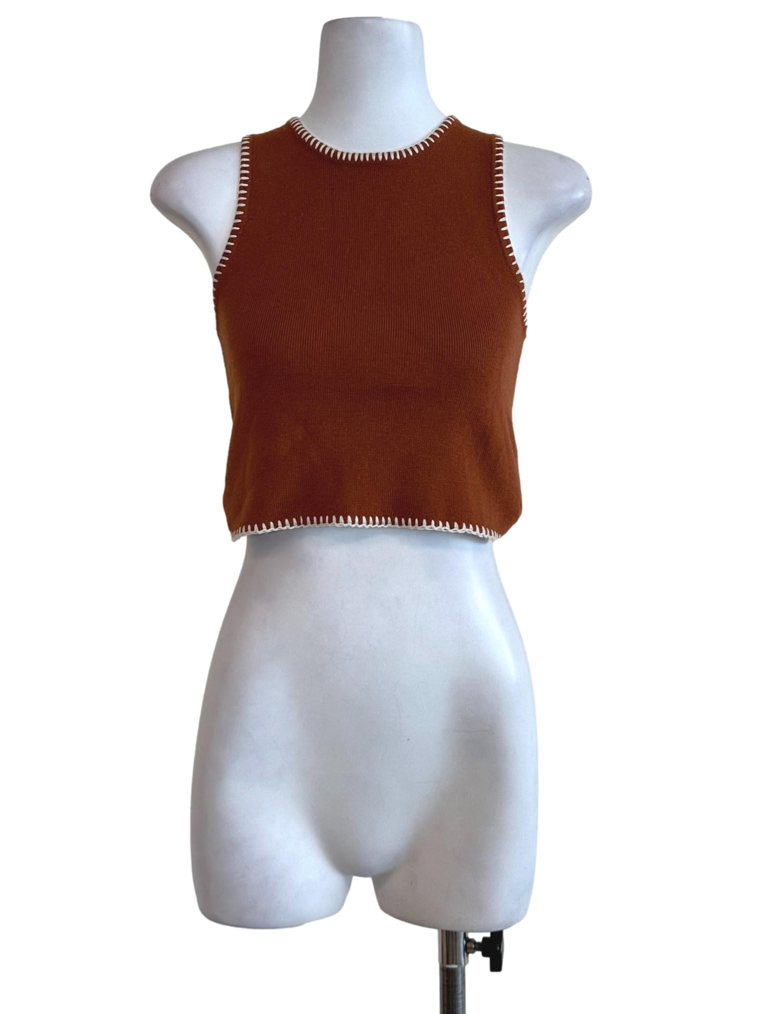 Squash Orange Plain Top