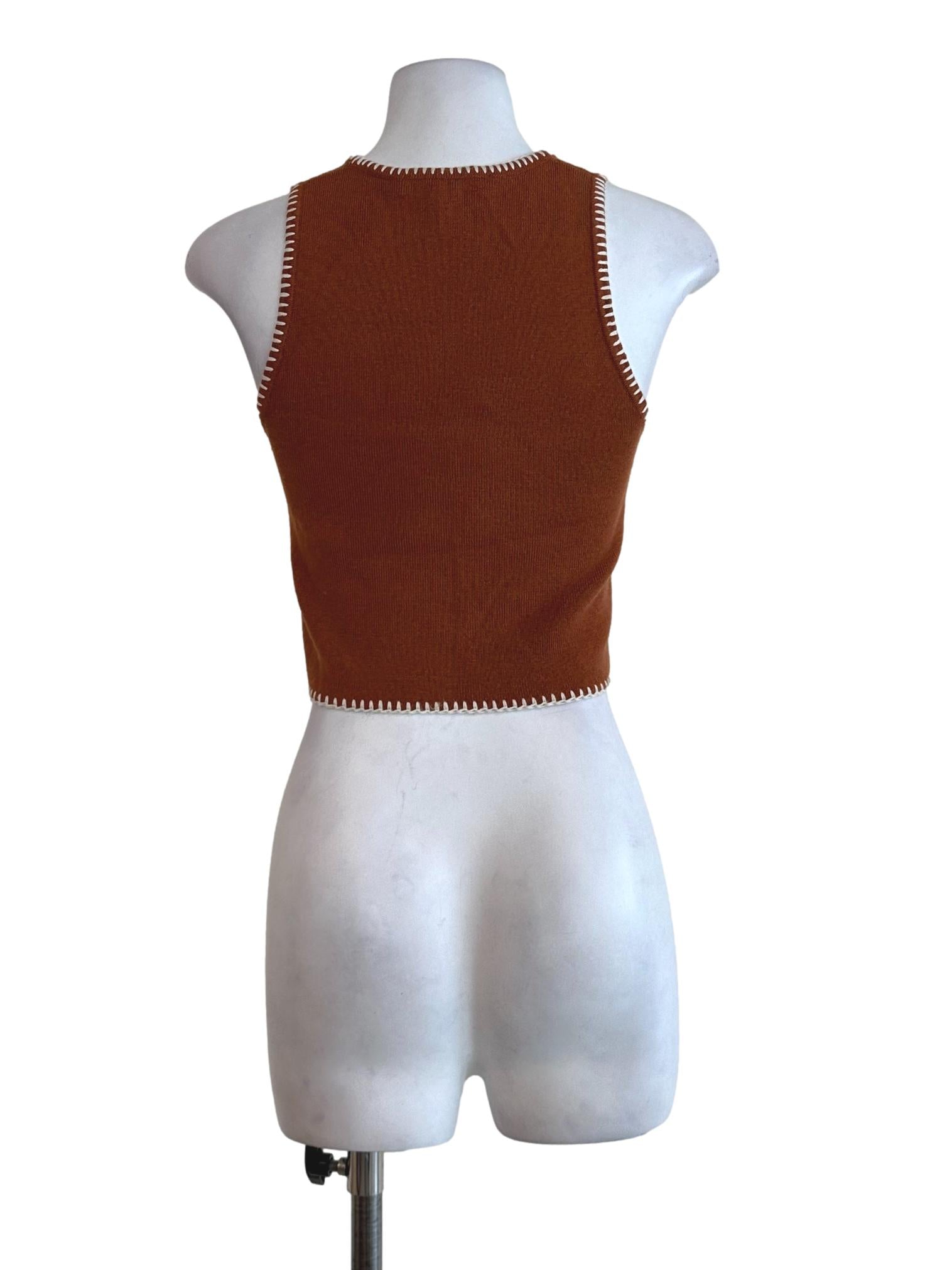 Squash Orange Plain Top
