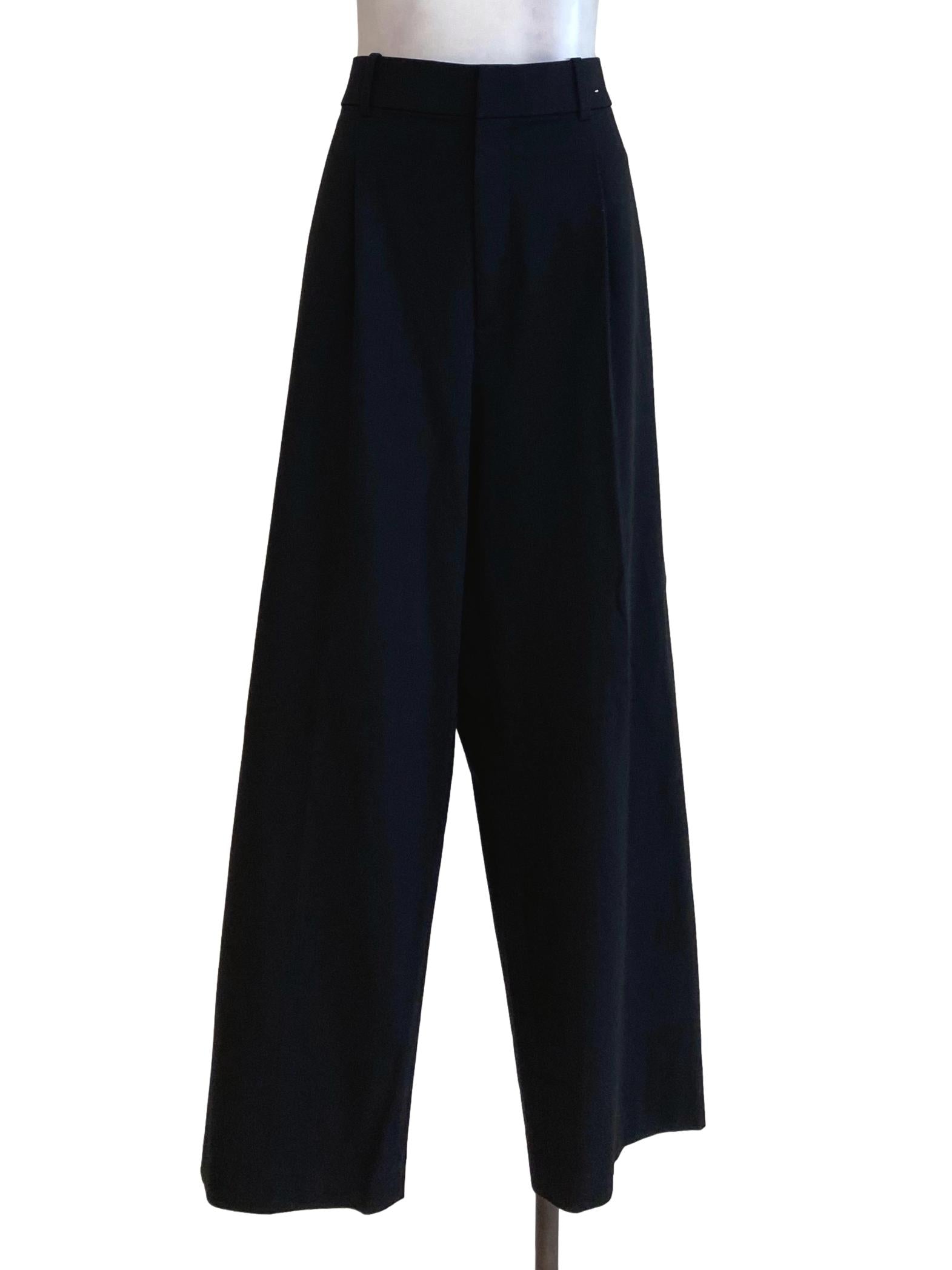 Uniqlo Black Long Slack Pants | REFASH