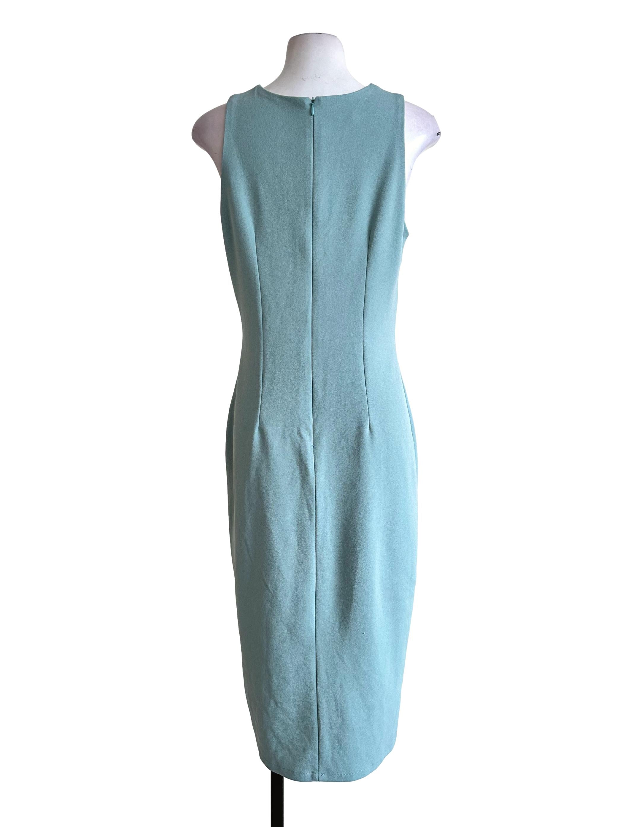 Arctic Blue Sleeveless Maxi Dress
