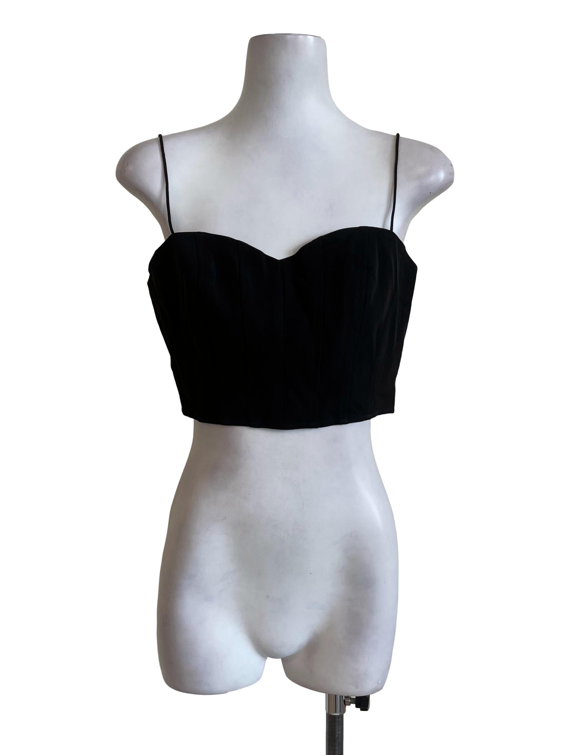 Black Ribbed Camisole