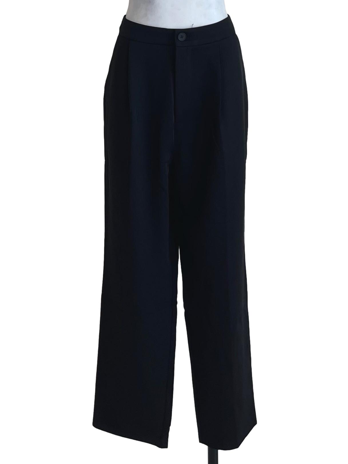 Black Plain Formal Pants