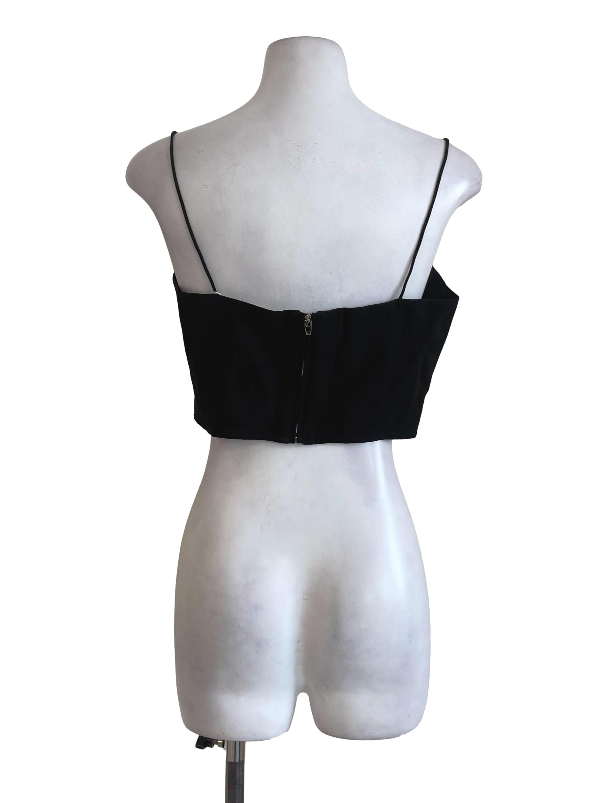 Black Ribbed Camisole