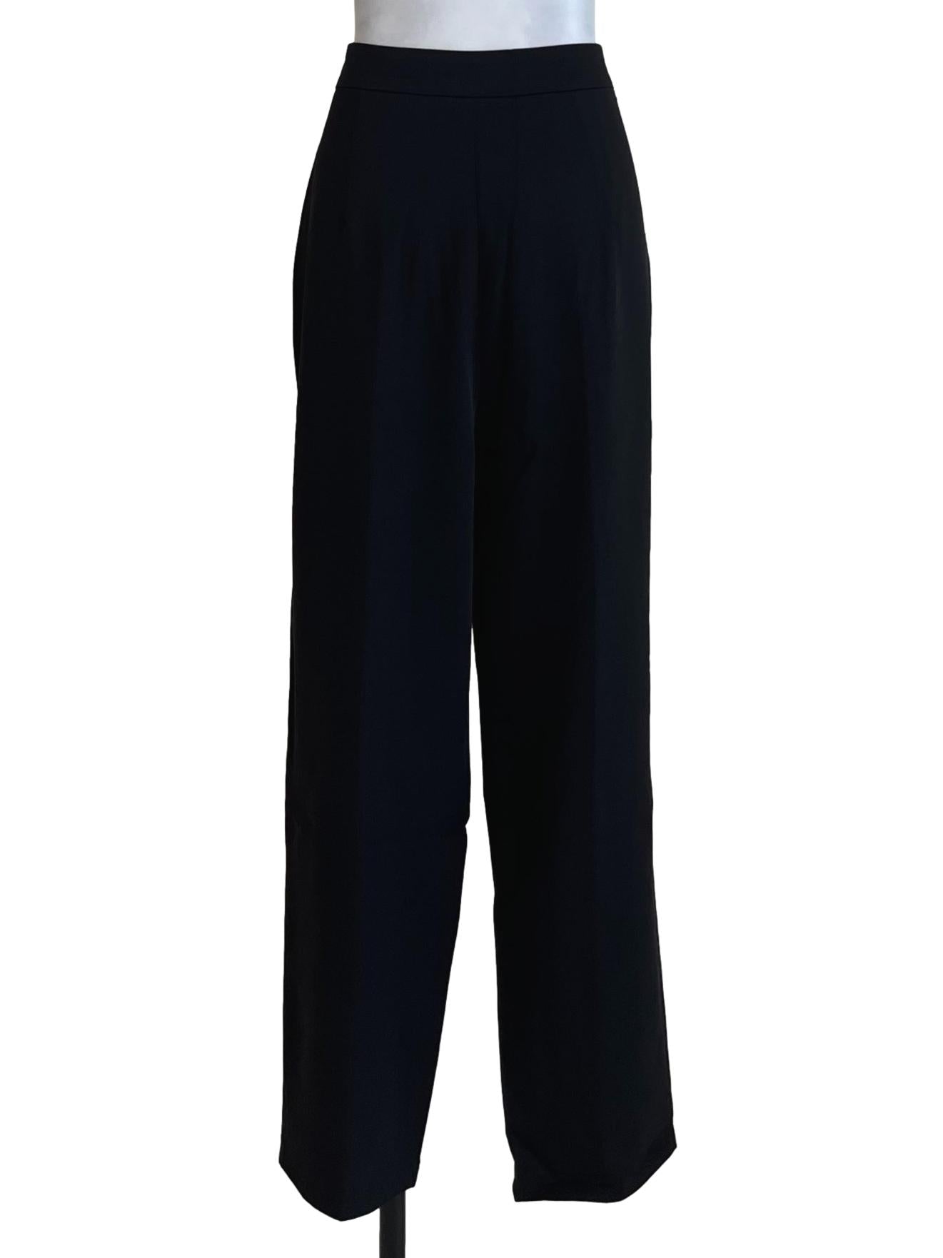 Black Plain Formal Pants
