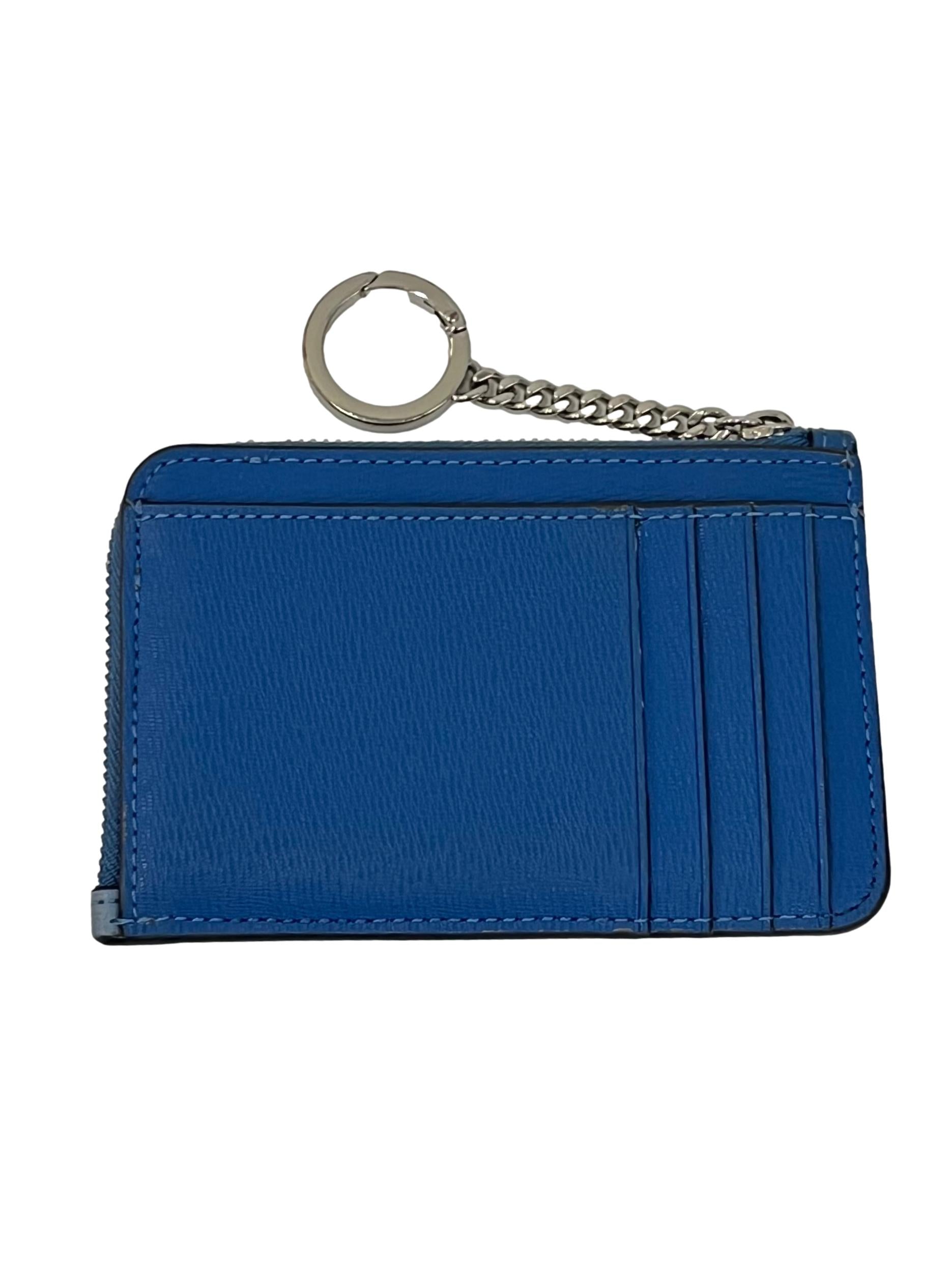 Blue Arctic Friends Medium L-Zip Card Holder