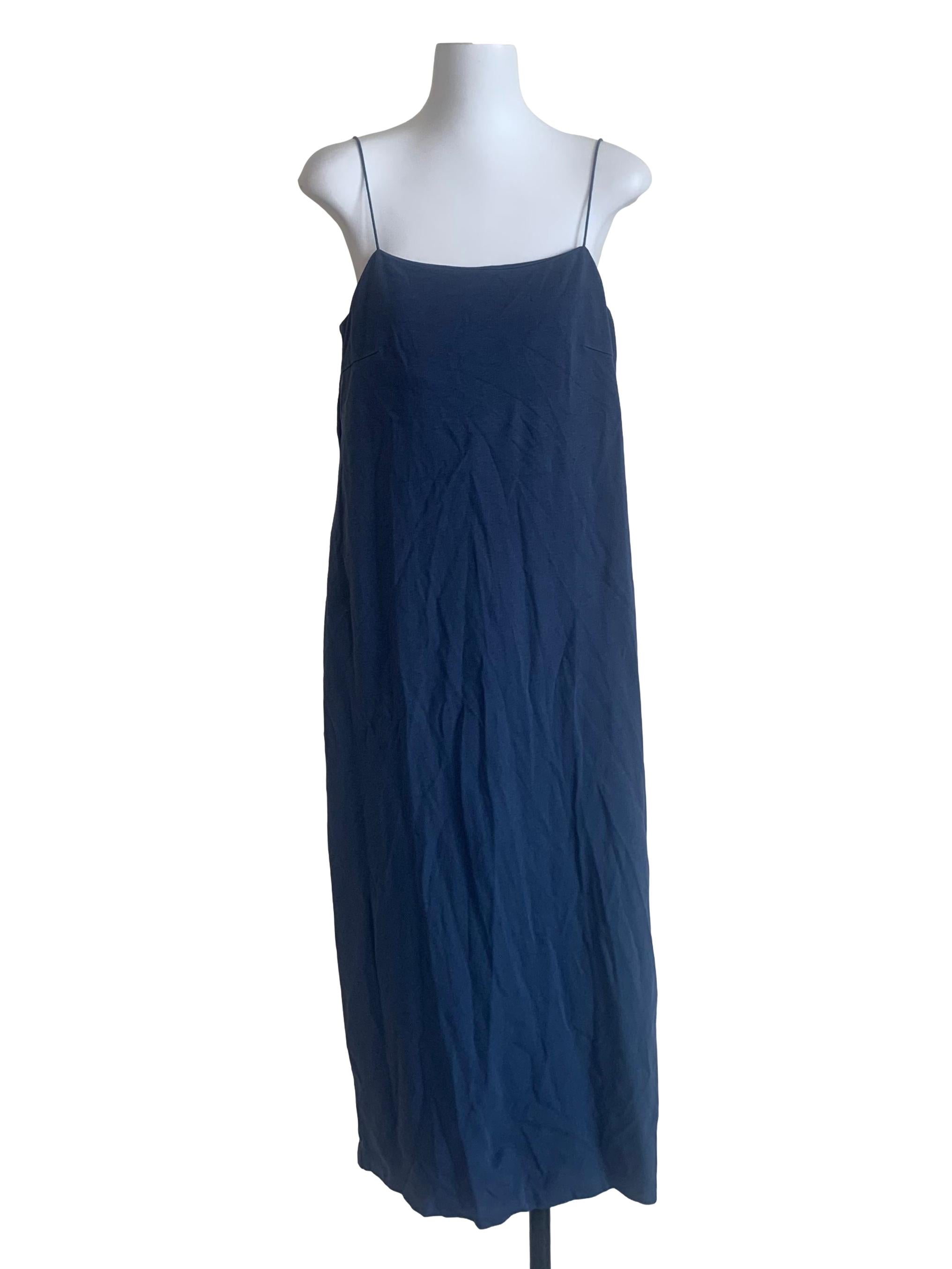 Navy Jersey Slip Dress OSN