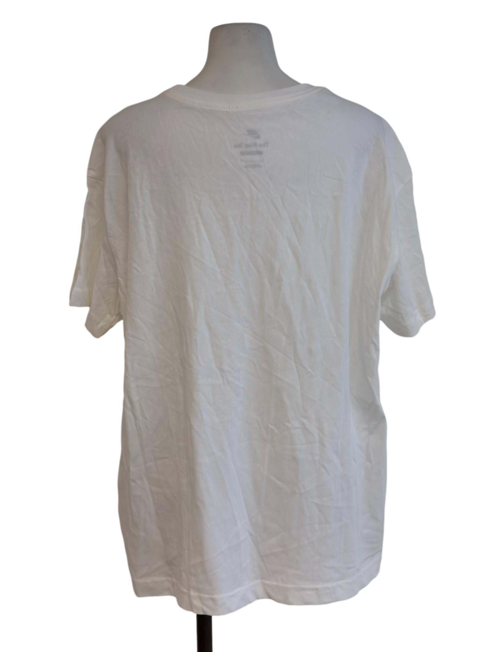 White Loose Fit Regular Tee