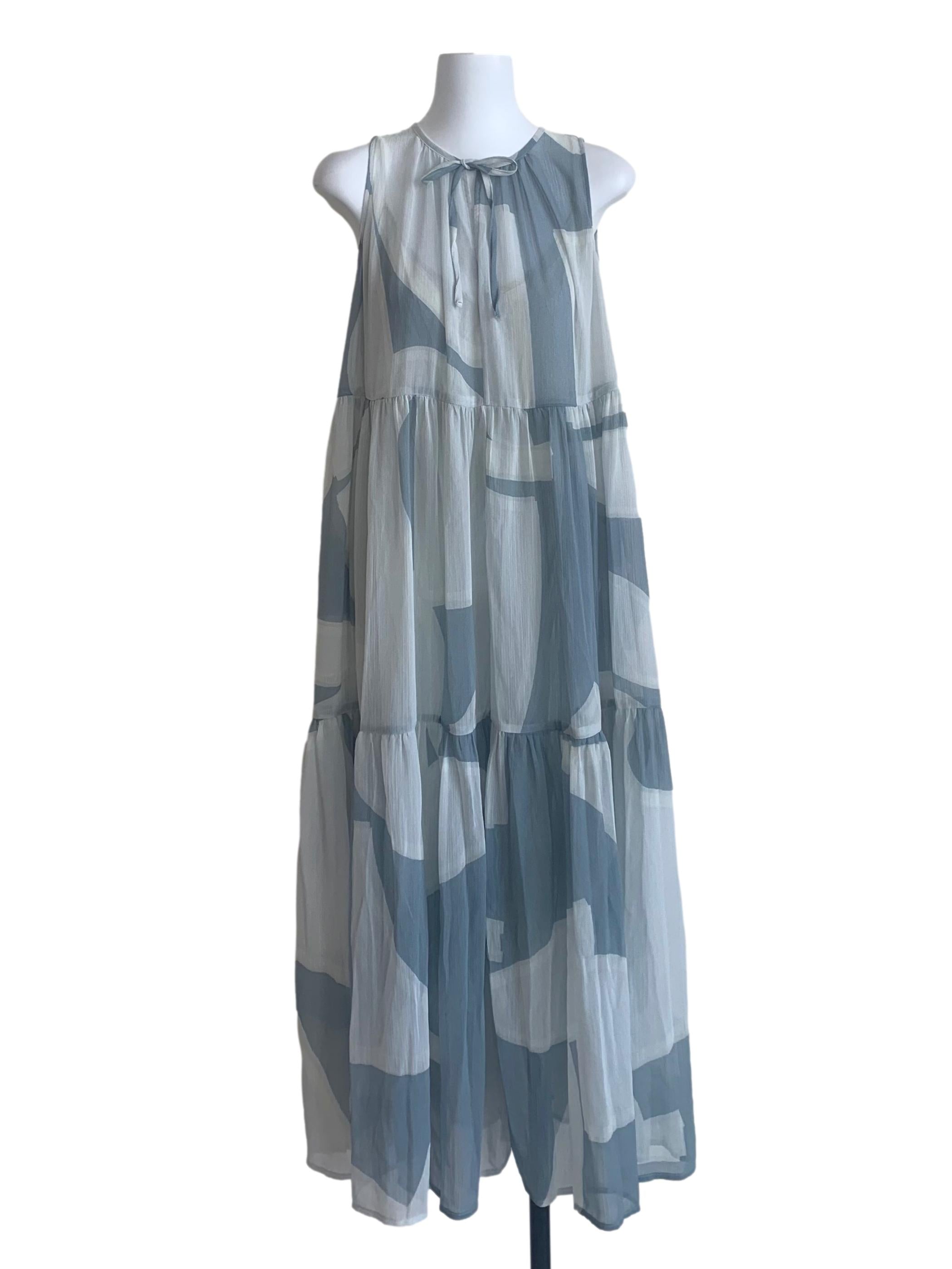 Blue Dialogue Tiered Tent Dress OSN
