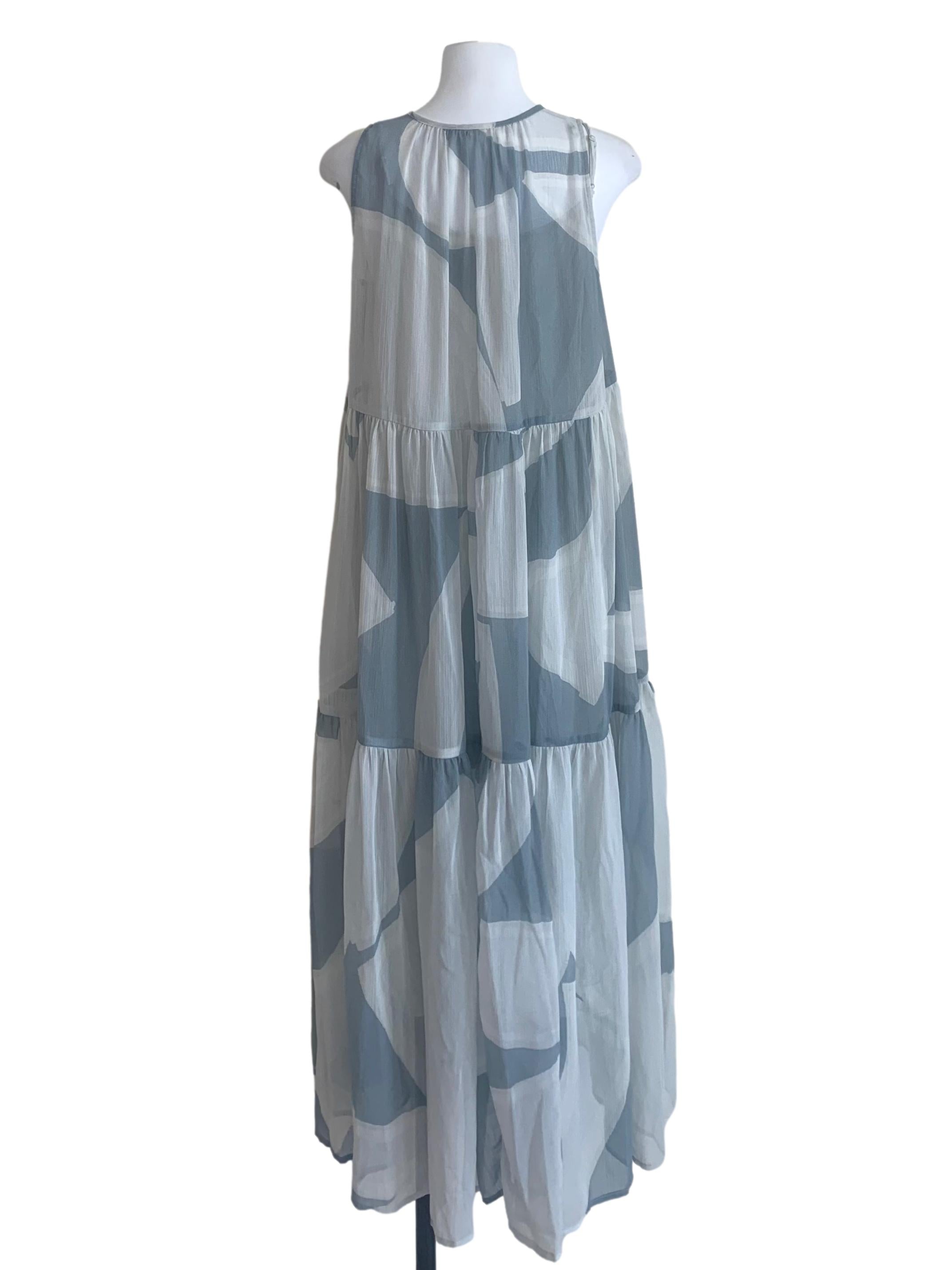 Blue Dialogue Tiered Tent Dress OSN